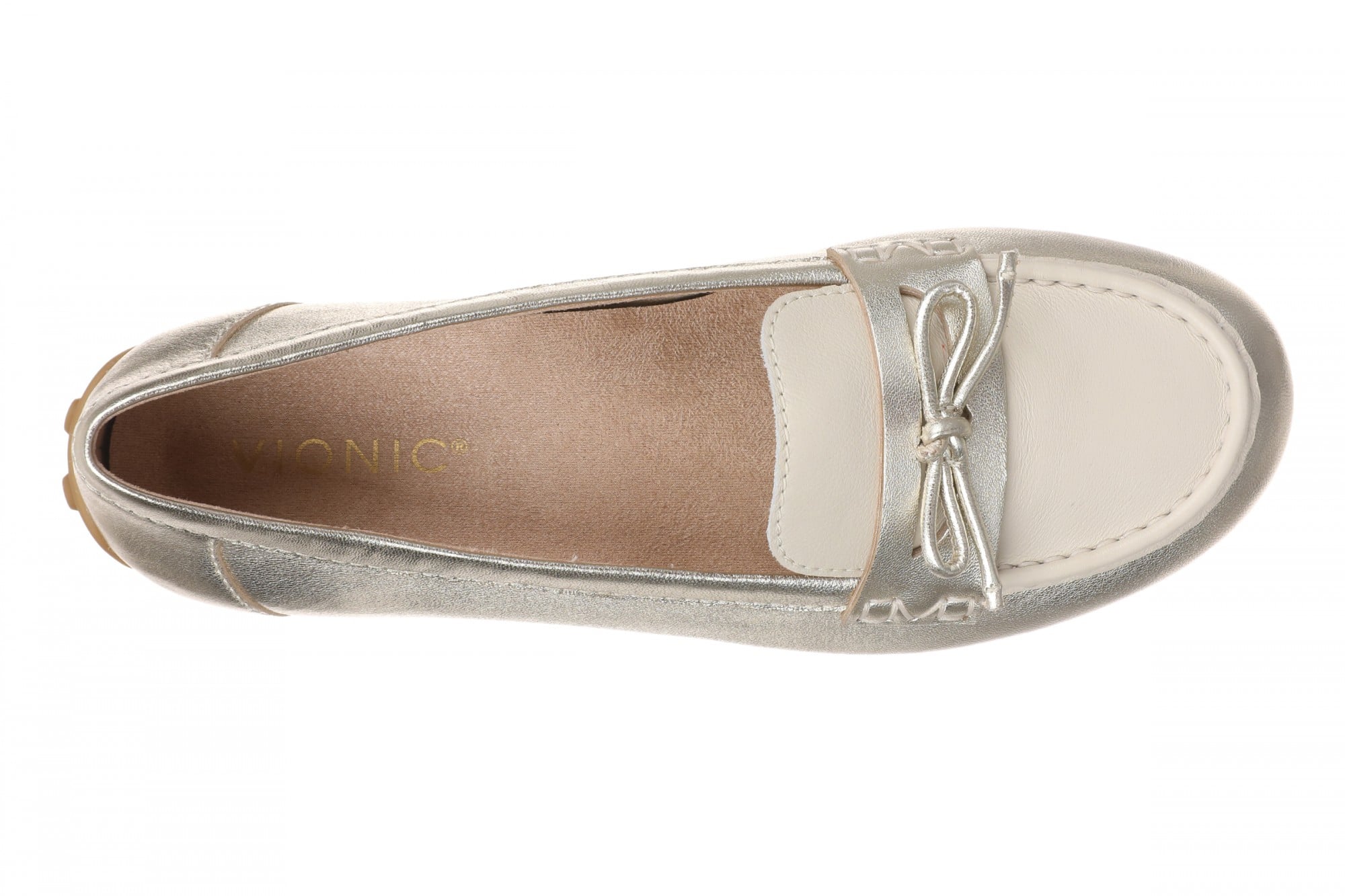 Vionic Taryn Women's Comfortable Supportive Orthotic Arch Support Loafer - Gold - Top