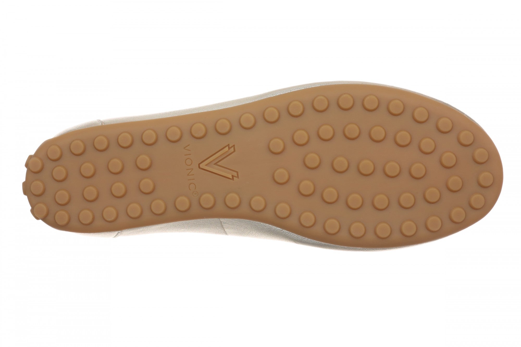 Vionic Taryn Women's Comfortable Supportive Orthotic Arch Support Loafer - Gold - Bottom