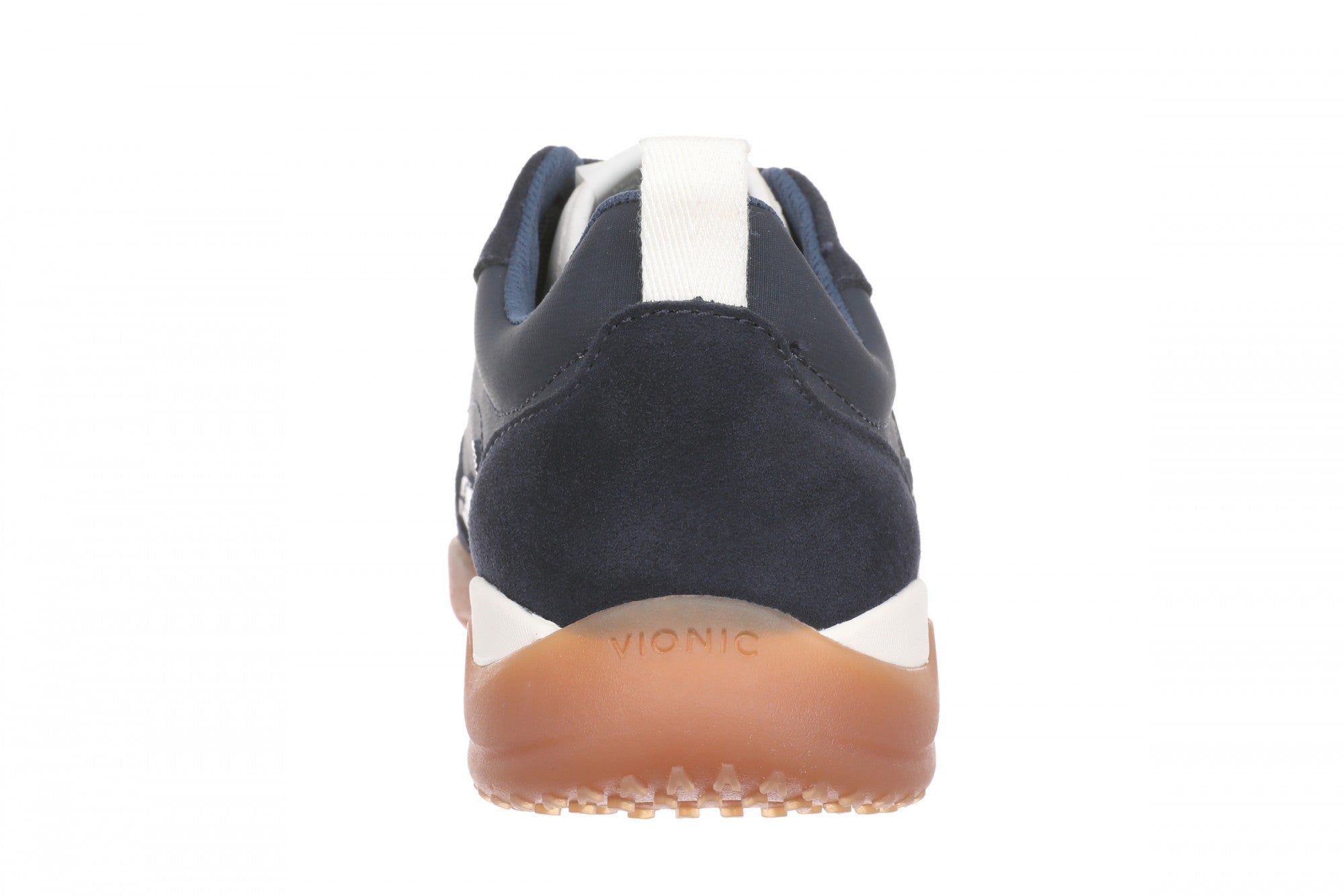 Vionic Walk Slim Glide Women's Comfortable Orthotic Arch Support Walking Sneakers - Navy Blazer - Back