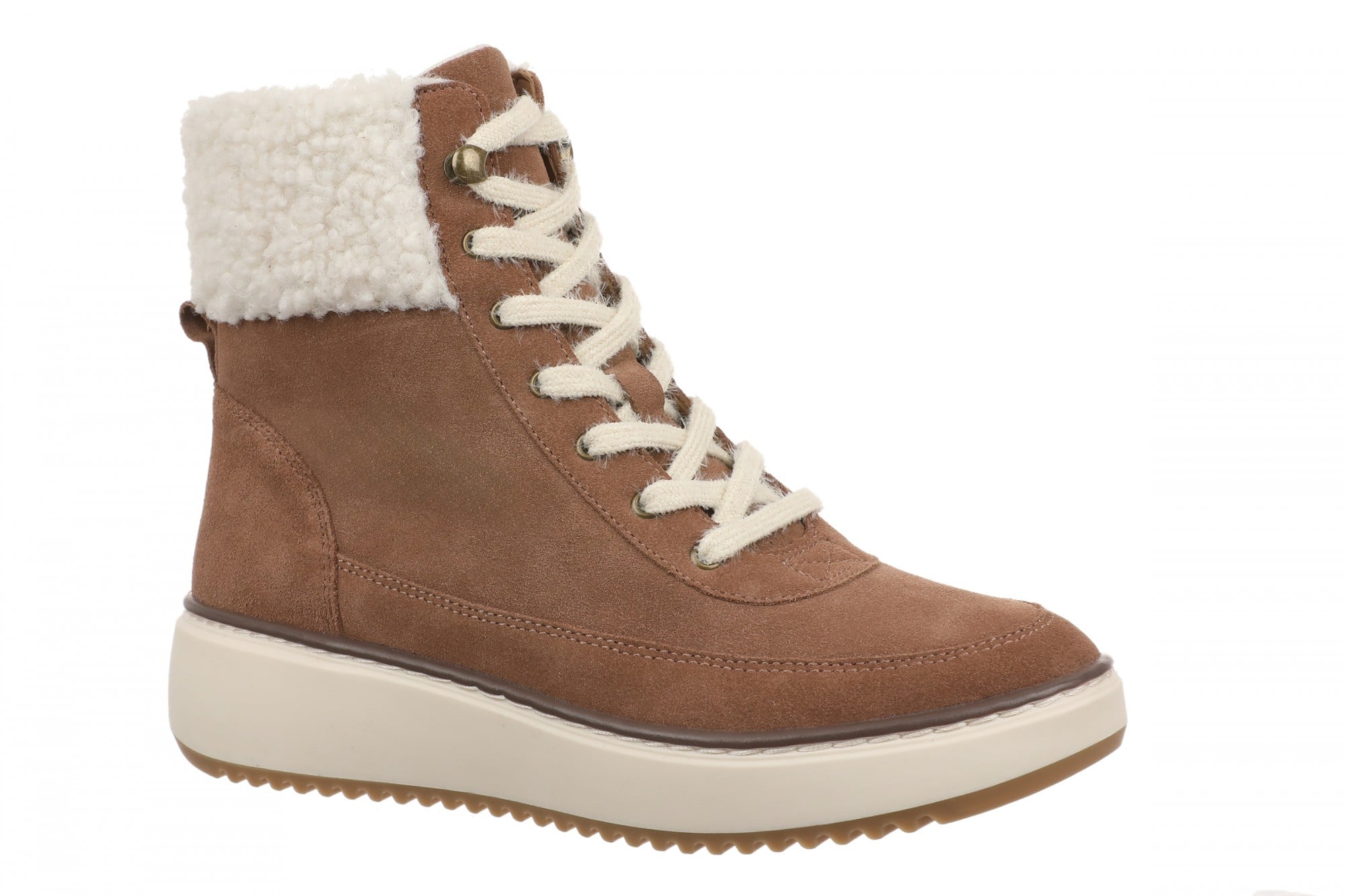 Vionic Olympia Women's Comfortable Orthotic Arch Support Mid-Shaft Boot in Hazelnut