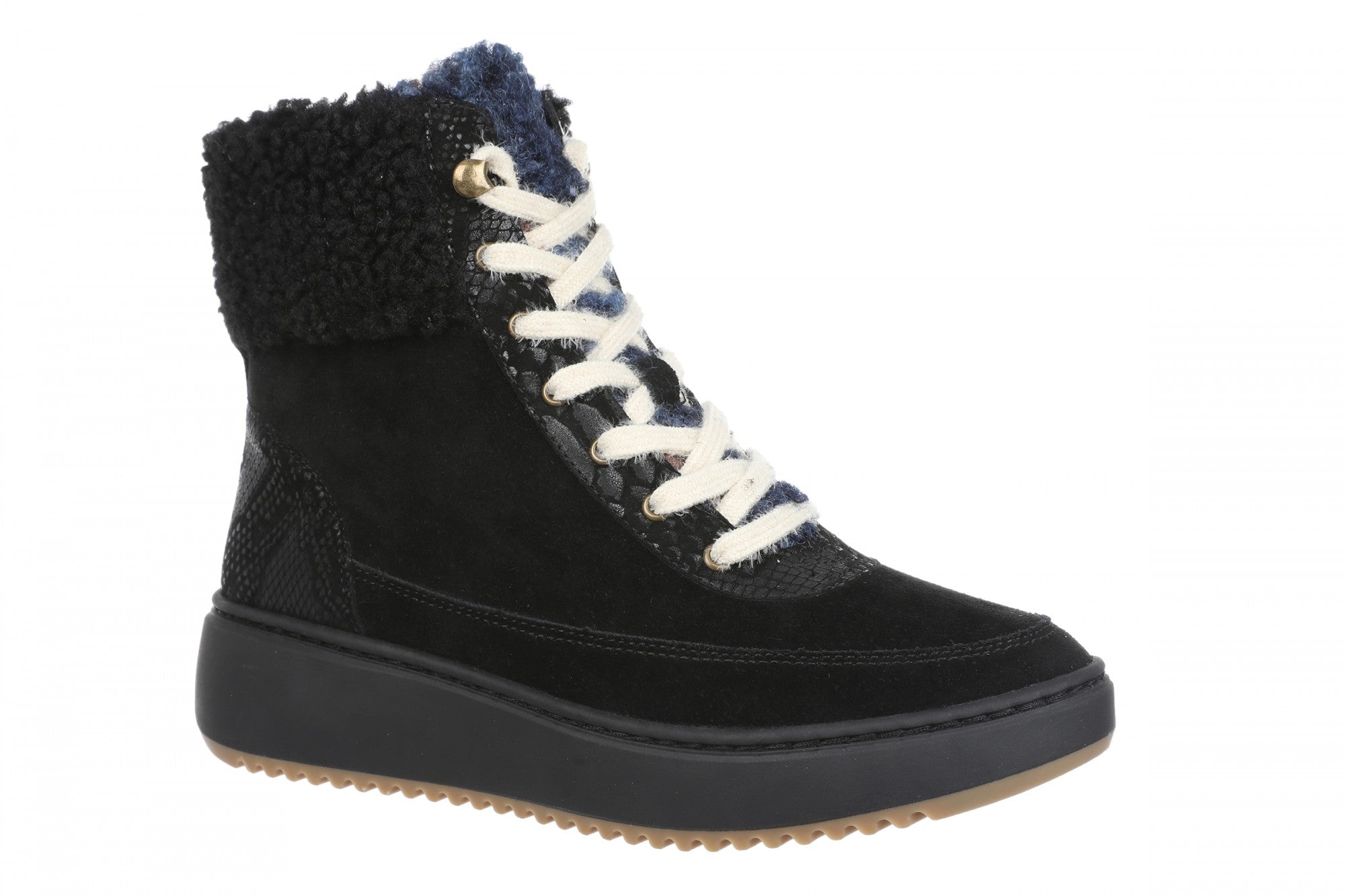 Vionic Olympia Women's Comfortable Orthotic Arch Support Mid-Shaft Boot in Black