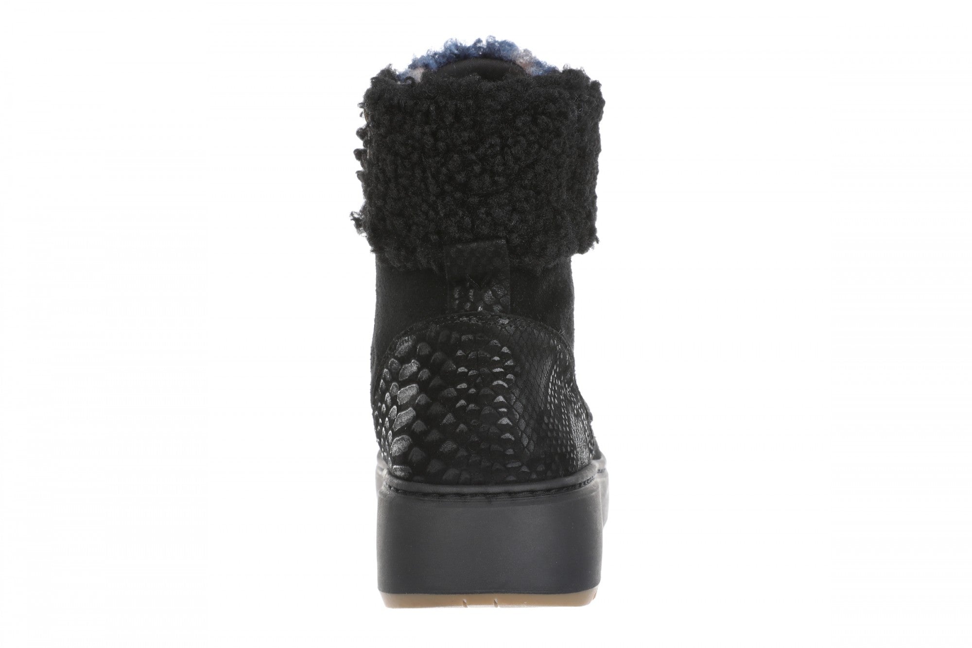 Vionic Olympia Women's Comfortable Orthotic Arch Support Mid-Shaft Boot - Black - Back