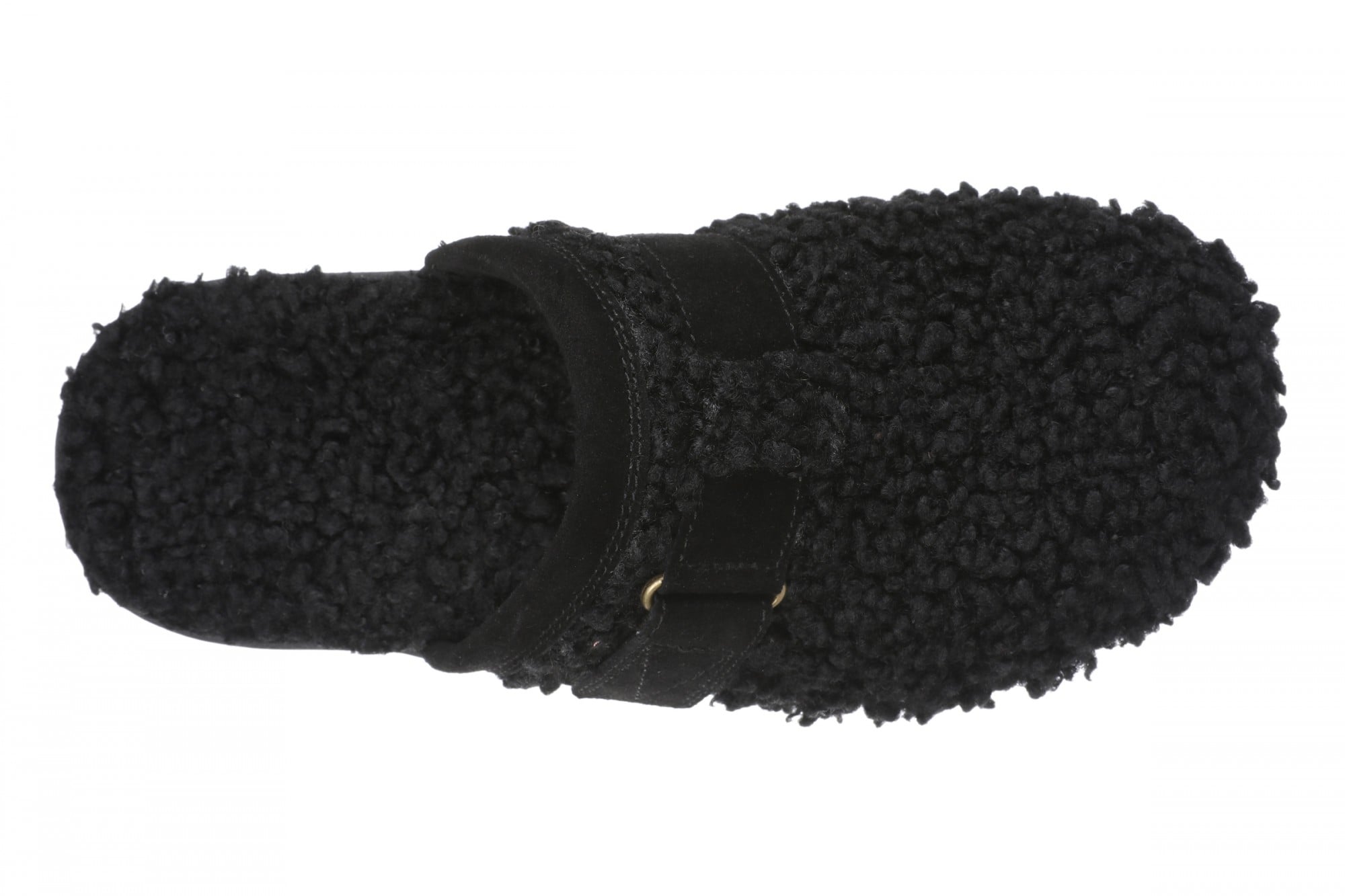 Vionic Izzy Women's Comfortable Orthotic Arch Support Mule Slipper - Black - Top