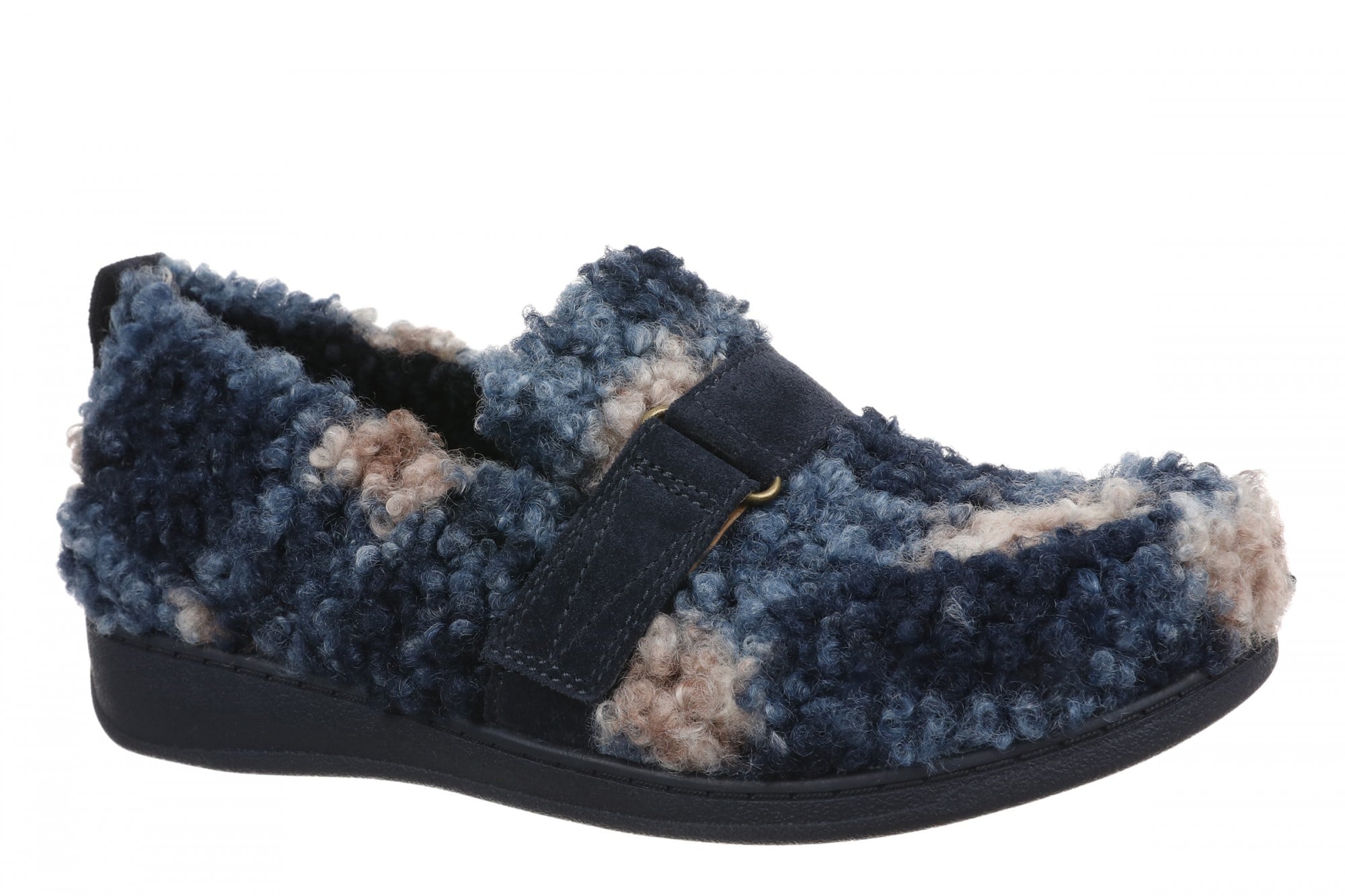 Vionic Imogen Slipper - Women's Orthotic Arch Support Comfort Slipper in Navy Multi