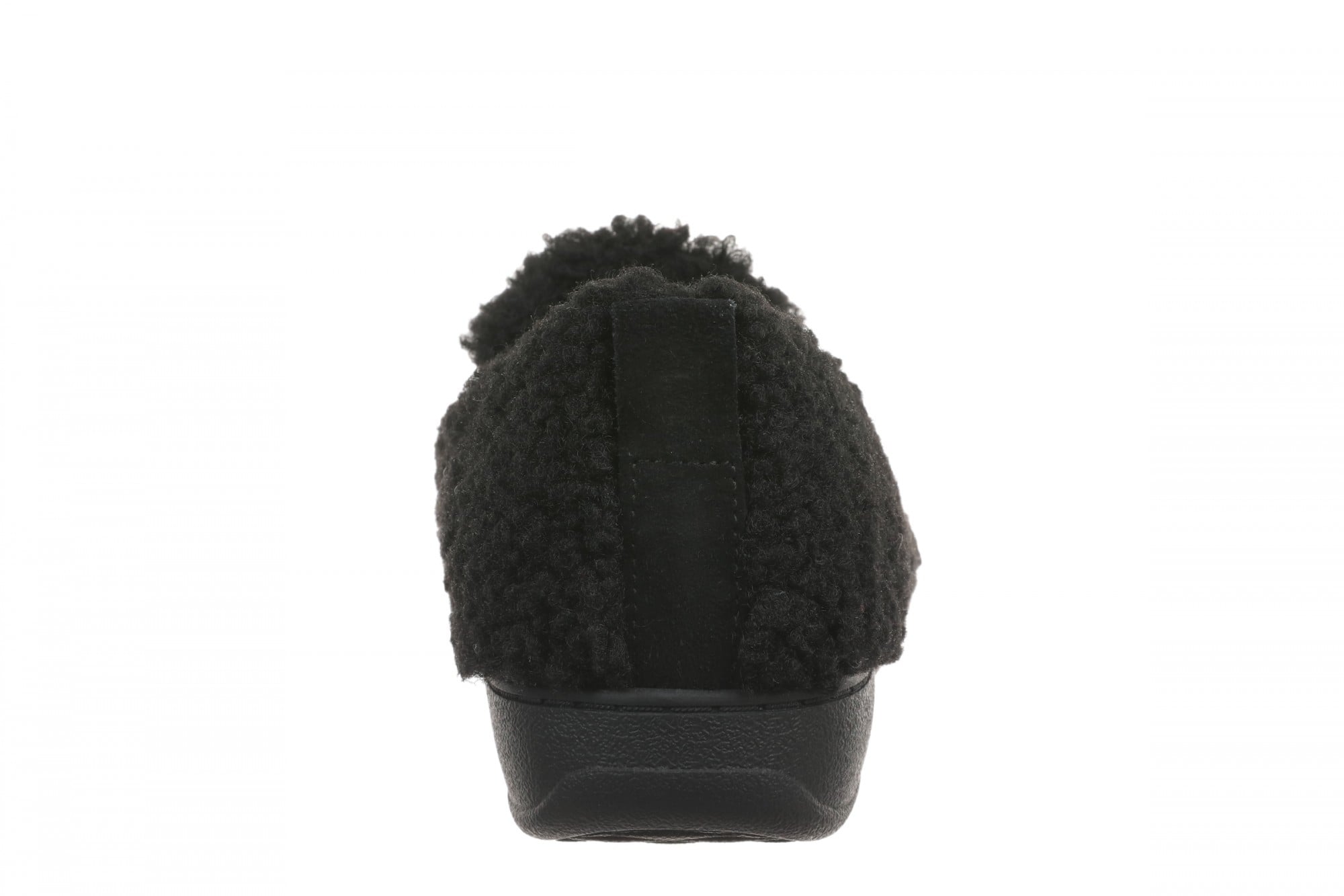 Vionic Imogen Slipper - Women's Orthotic Arch Support Comfort Slipper - Black Shearling - Back