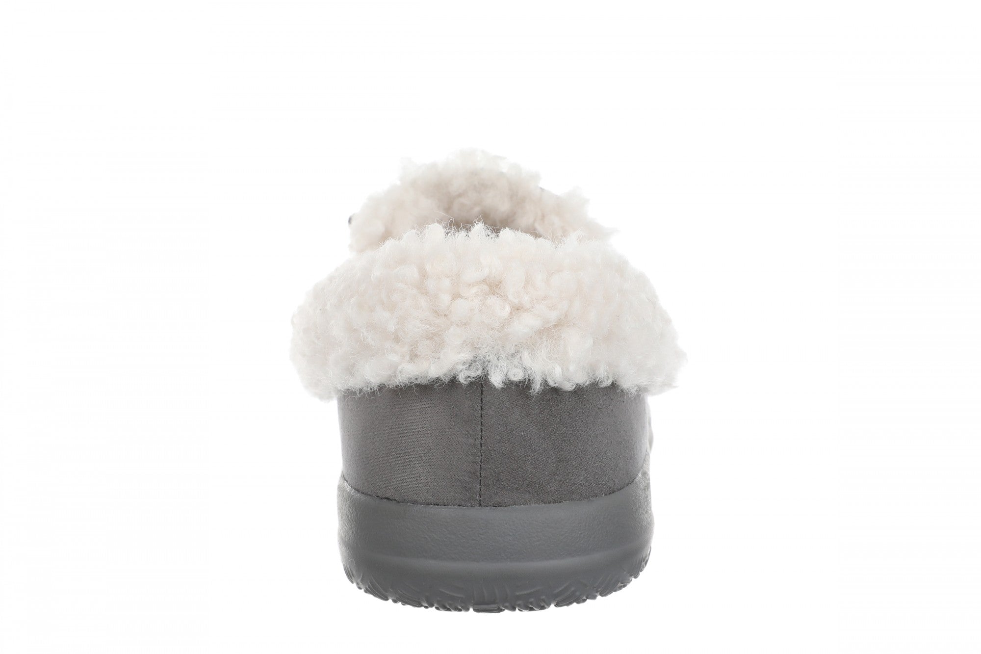 Vionic Claribel Slipper - Women's Cozy Orthotic Arch Support House Slipper - Slate Grey - Back