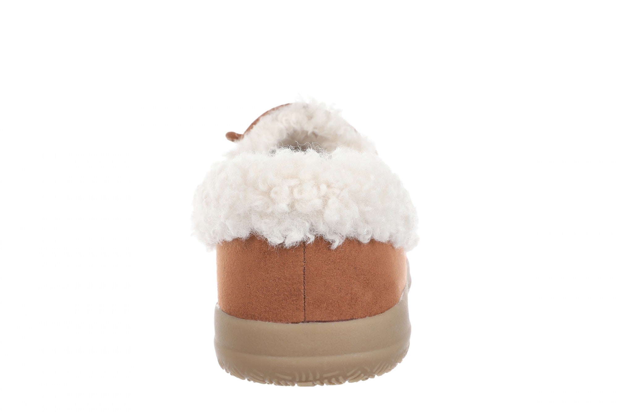 Vionic Claribel Slipper - Women's Cozy Orthotic Arch Support House Slipper - Tan - Back