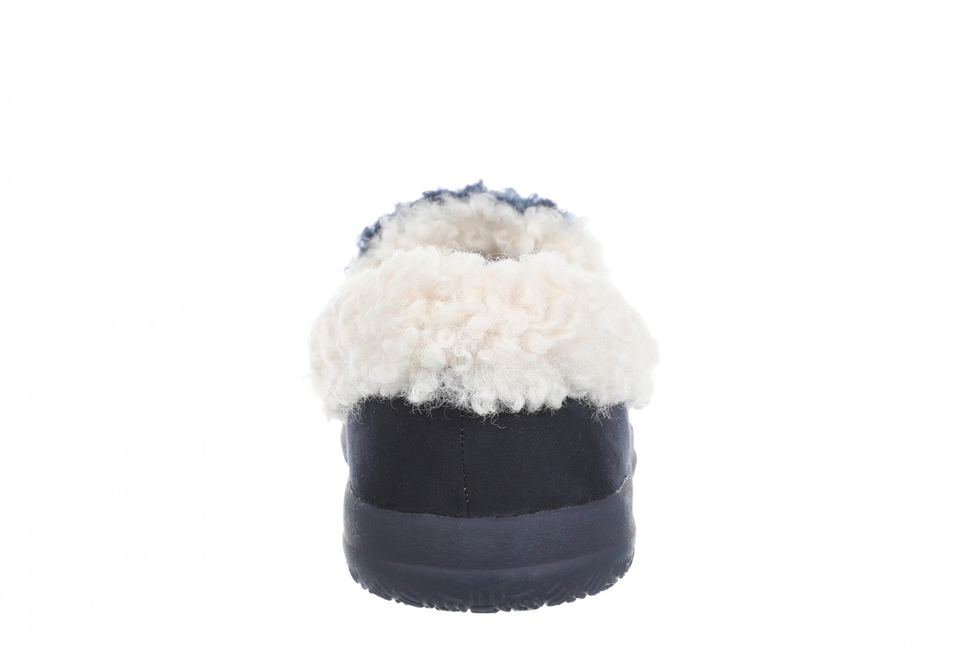 Vionic Claribel Slipper - Women's Cozy Orthotic Arch Support House Slipper - Navy Blazer - Back