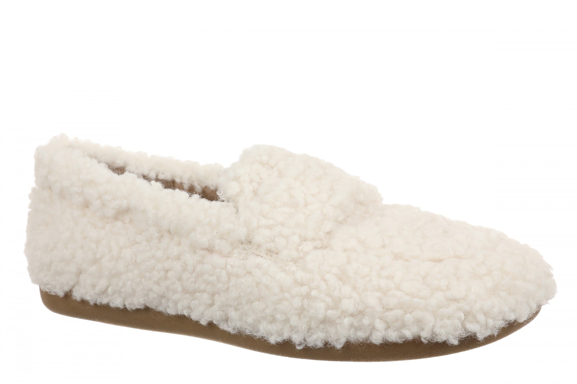 Vionic Snuggle Slipper Women's Comfort Orthotic Arch Support Indoor Outdoor Slippers - Cream - Angle main