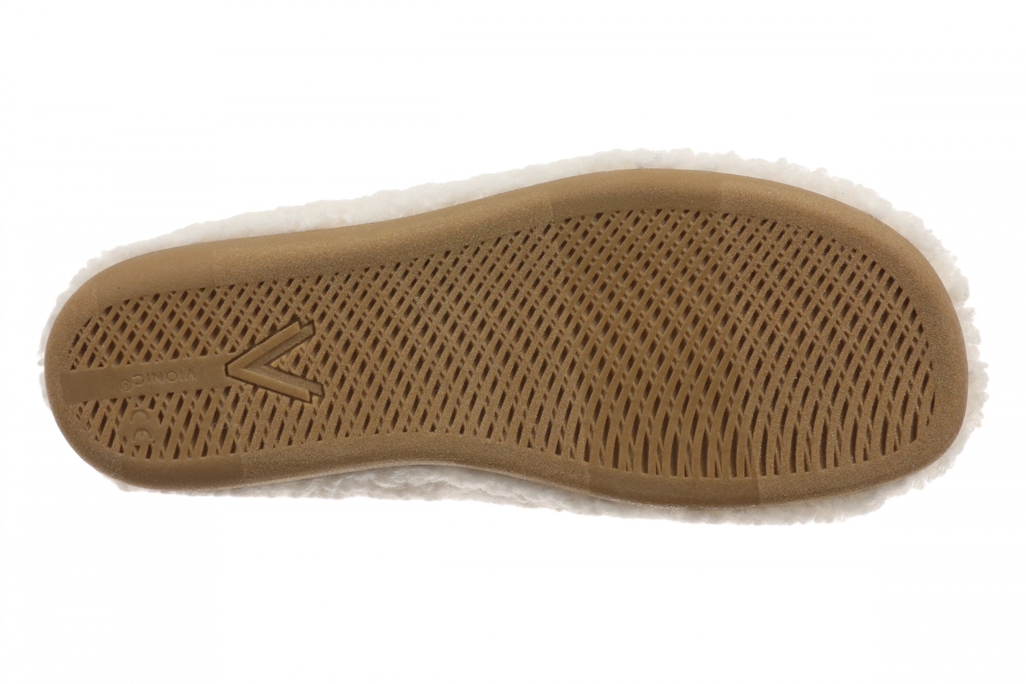 Vionic Snuggle Slipper Women's Comfort Orthotic Arch Support Indoor Outdoor Slippers - Cream - Bottom