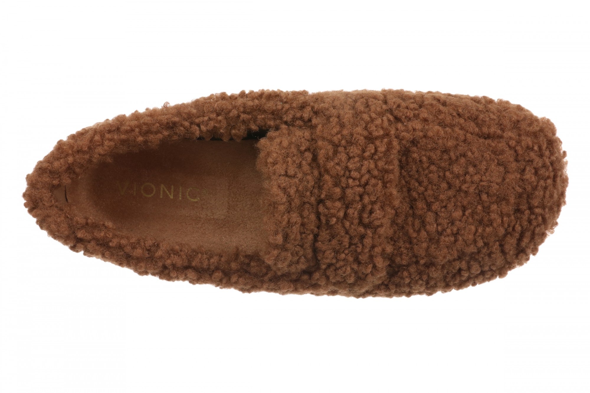 Vionic Snuggle Slipper Women's Comfort Orthotic Arch Support Indoor Outdoor Slippers - Hazelnut - Top