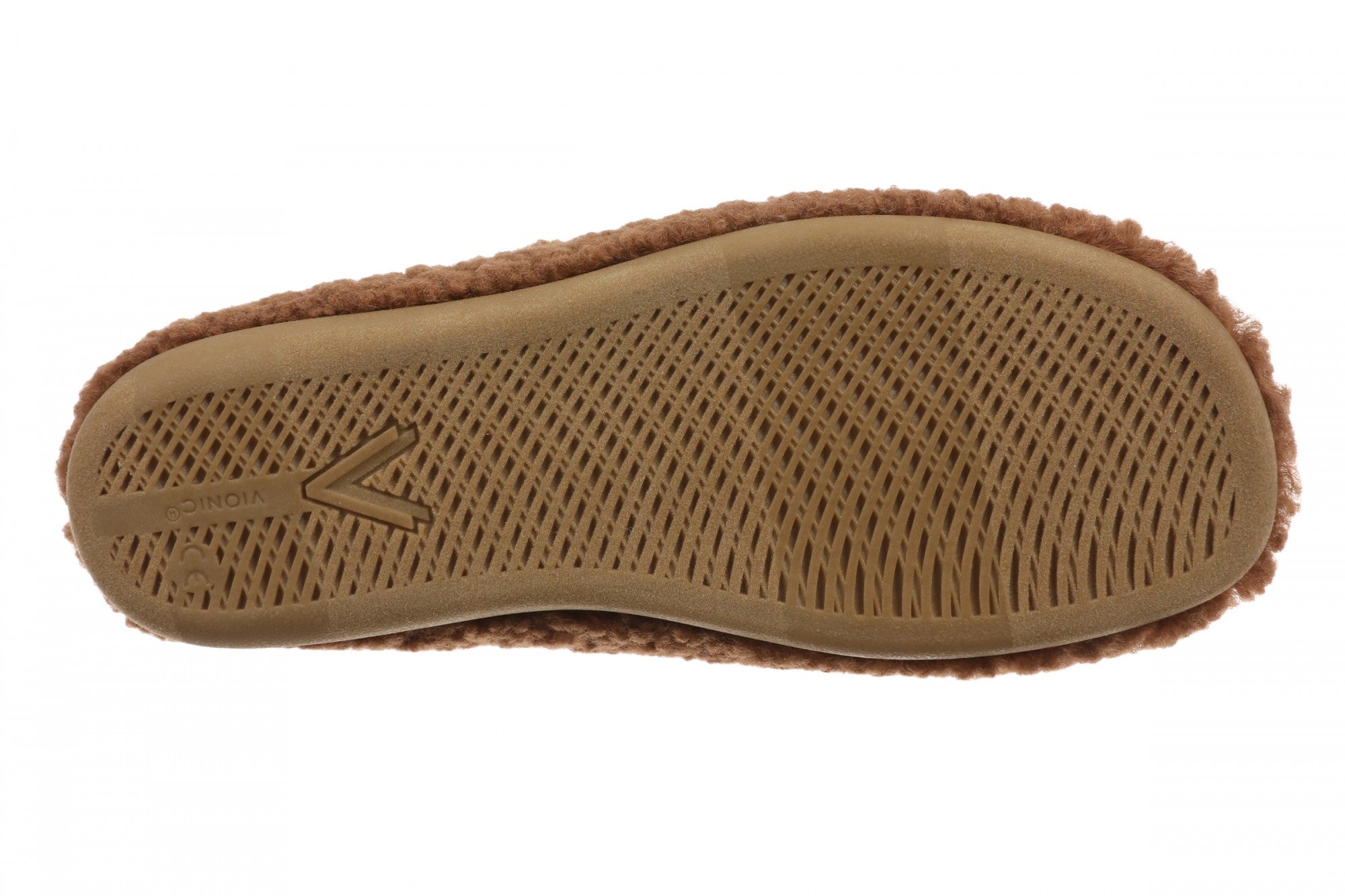 Vionic Snuggle Slipper Women's Comfort Orthotic Arch Support Indoor Outdoor Slippers - Hazelnut - Bottom