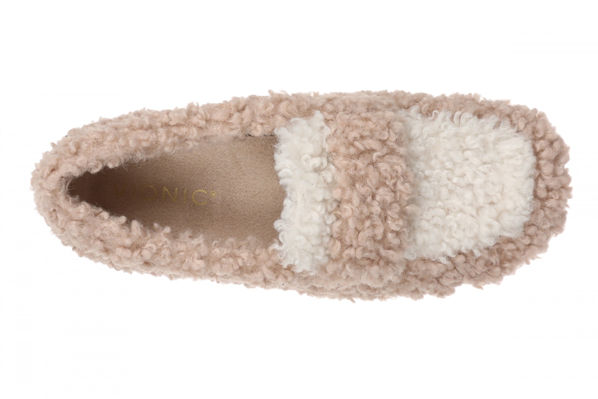 Vionic Snuggle Slipper Women's Comfort Orthotic Arch Support Indoor Outdoor Slippers - Rugby Tan Multi - Top