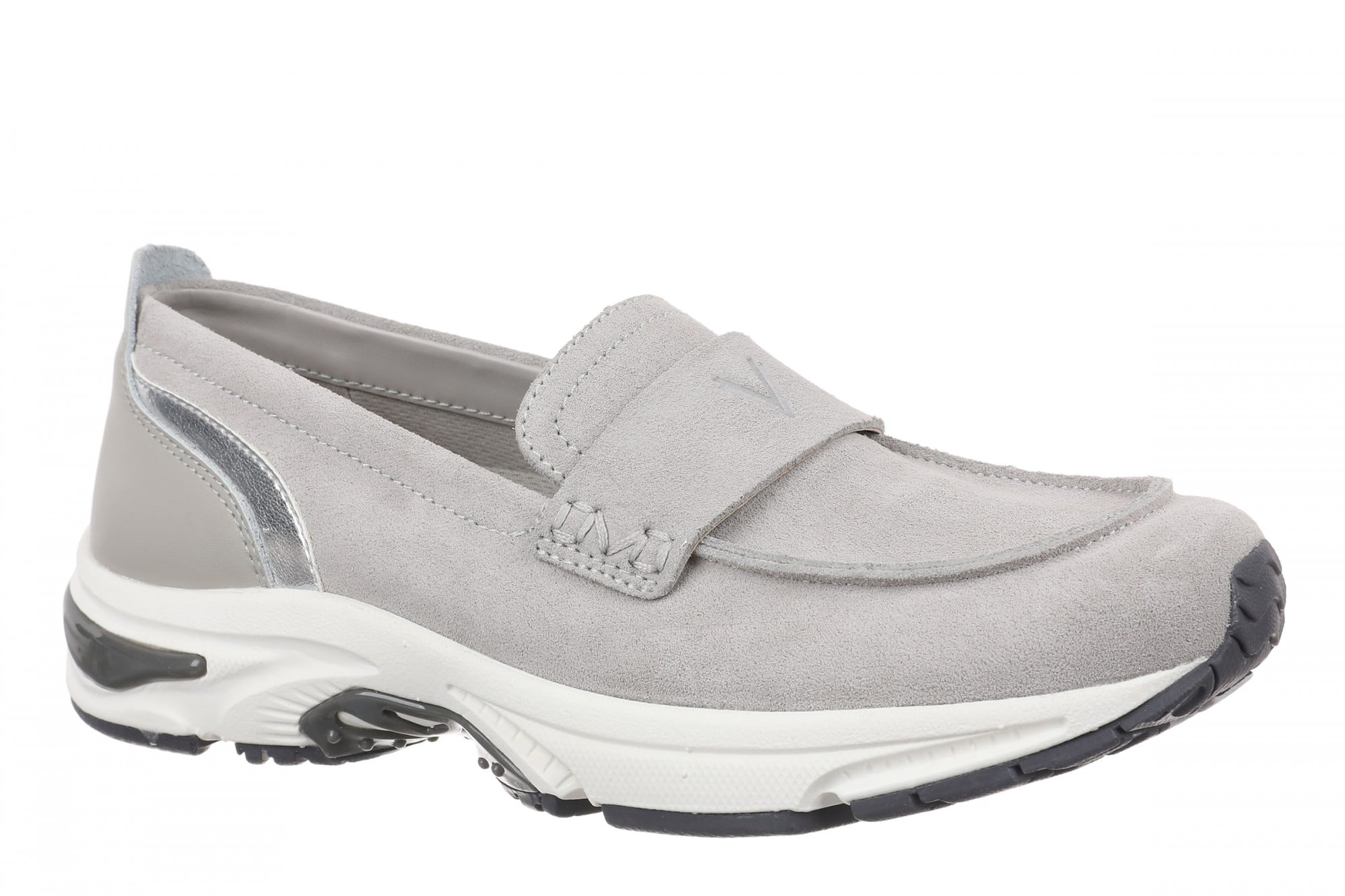 Vionic Walk Roam Loafer - Women's Comfortable Supportive Orthotic Arch Support Walking Shoes in Paloma Grey