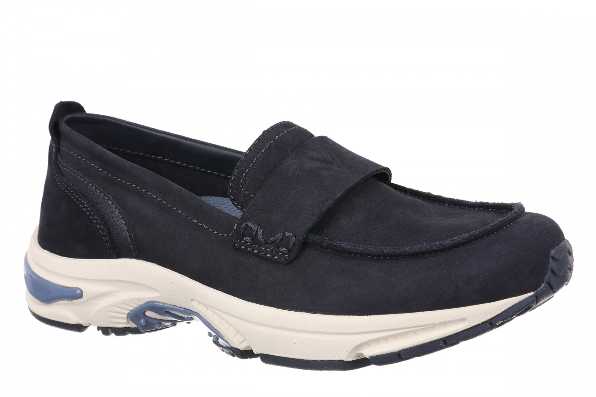 Vionic Walk Roam Loafer - Women's Comfortable Supportive Orthotic Arch Support Walking Shoes in Navy Blazer