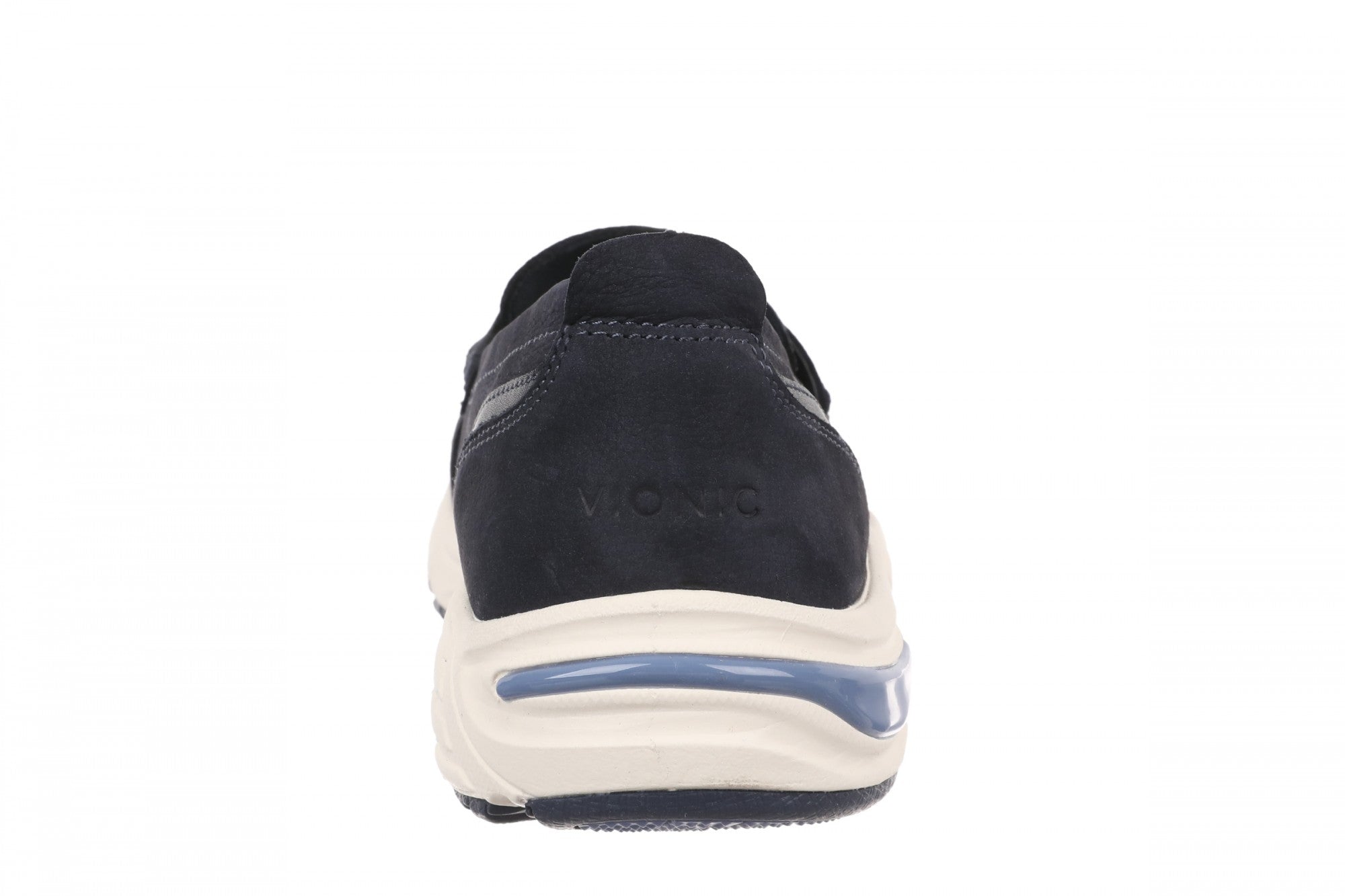 Vionic Walk Roam Loafer - Women's Comfortable Supportive Orthotic Arch Support Walking Shoes - Navy Blazer - Back