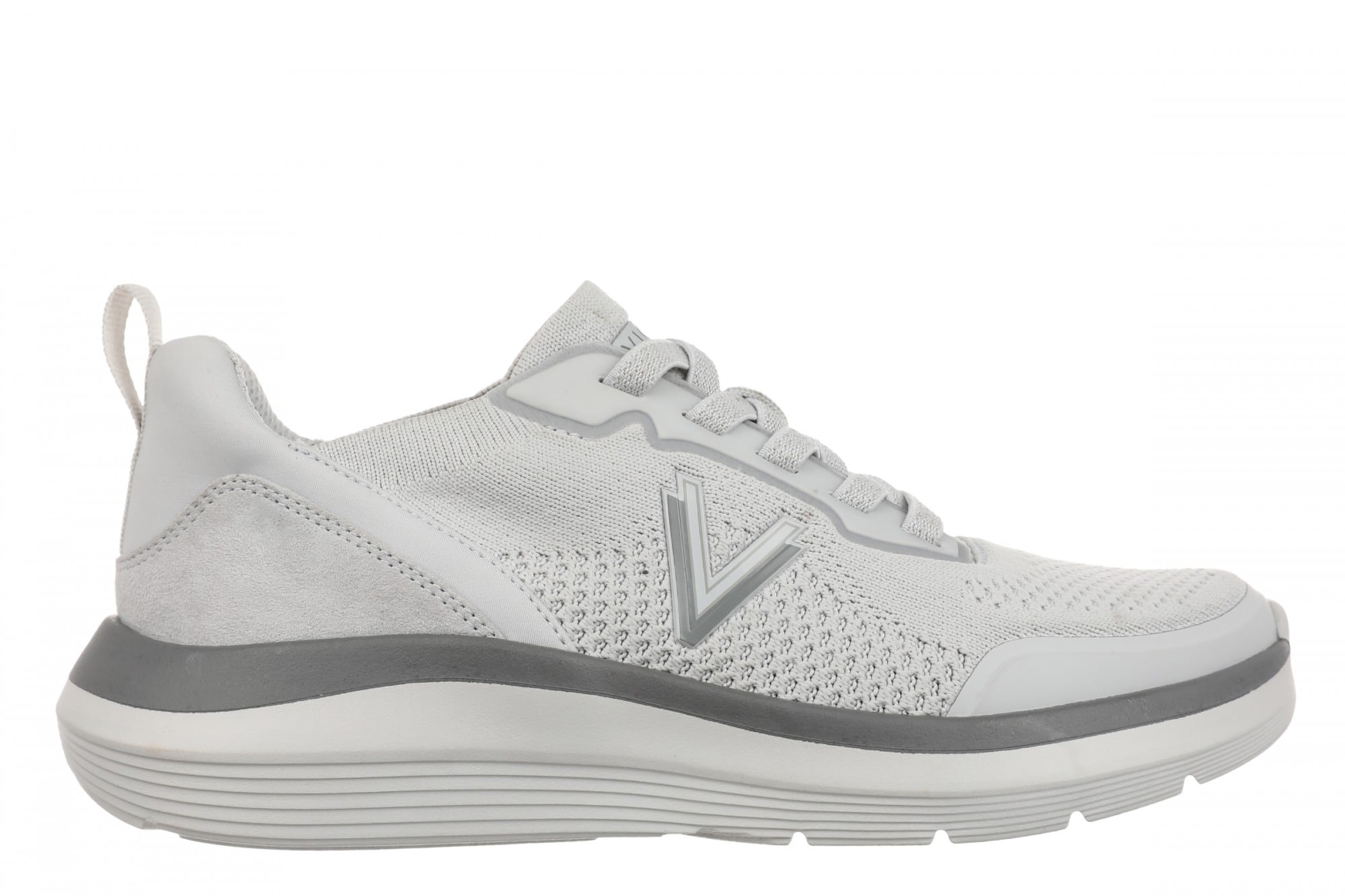 Vionic Hayward Women's Lace-Up Walking Sneaker - Vapor Grey - Side