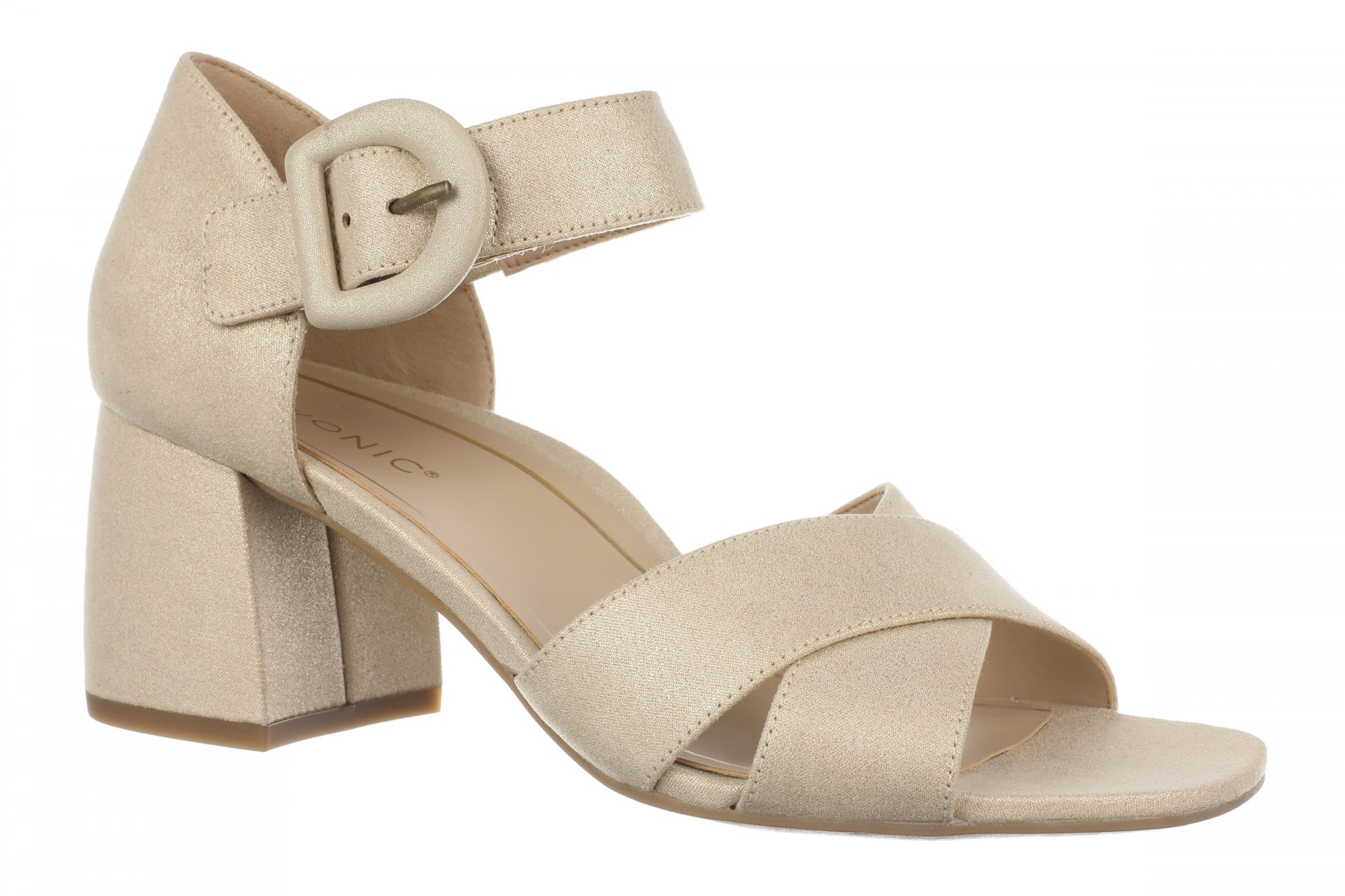 Vionic Soraya Women's Heeled Sandal - Gold - Angle main