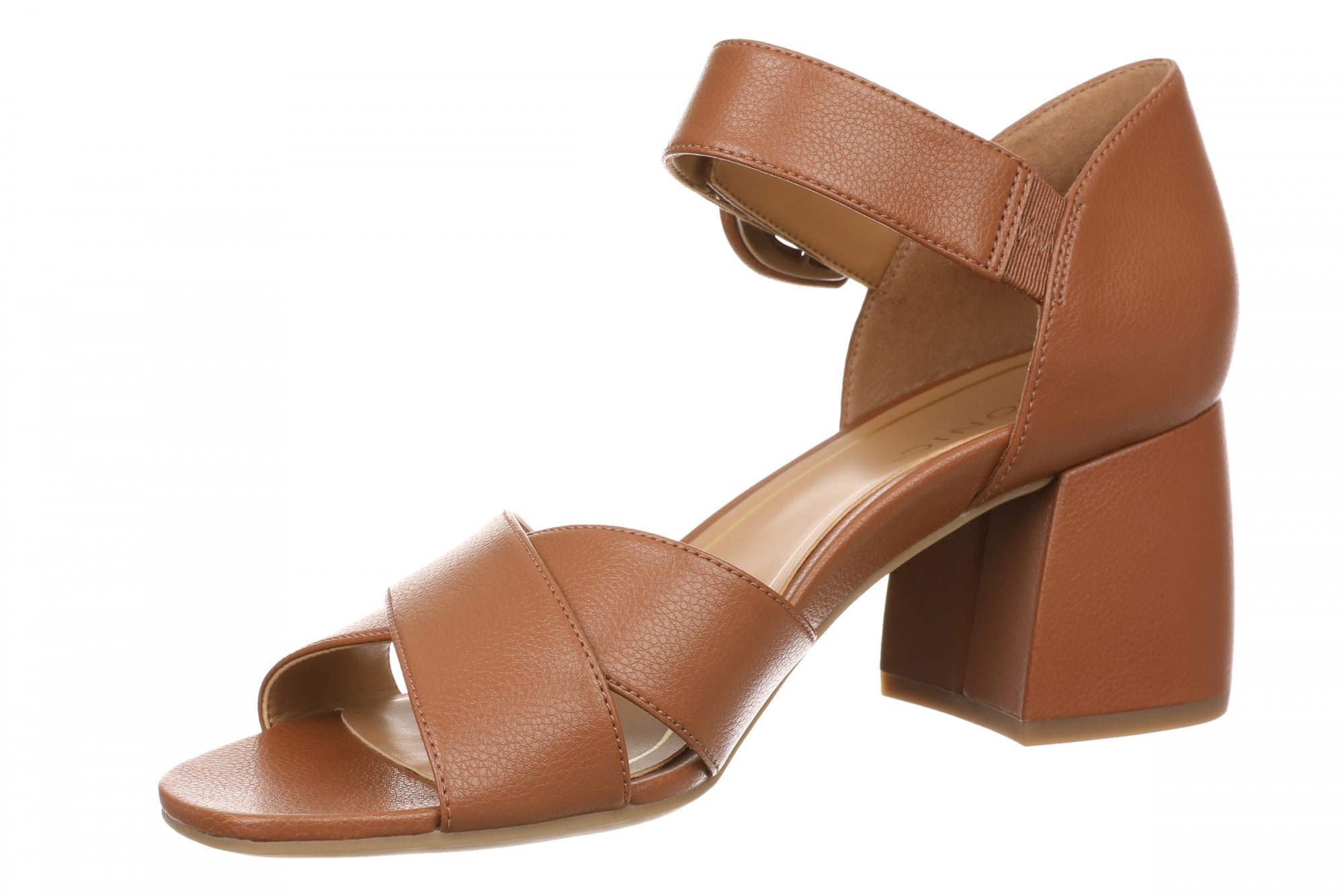 Vionic Soraya Women's Heeled Sandal - Tan - Left angle