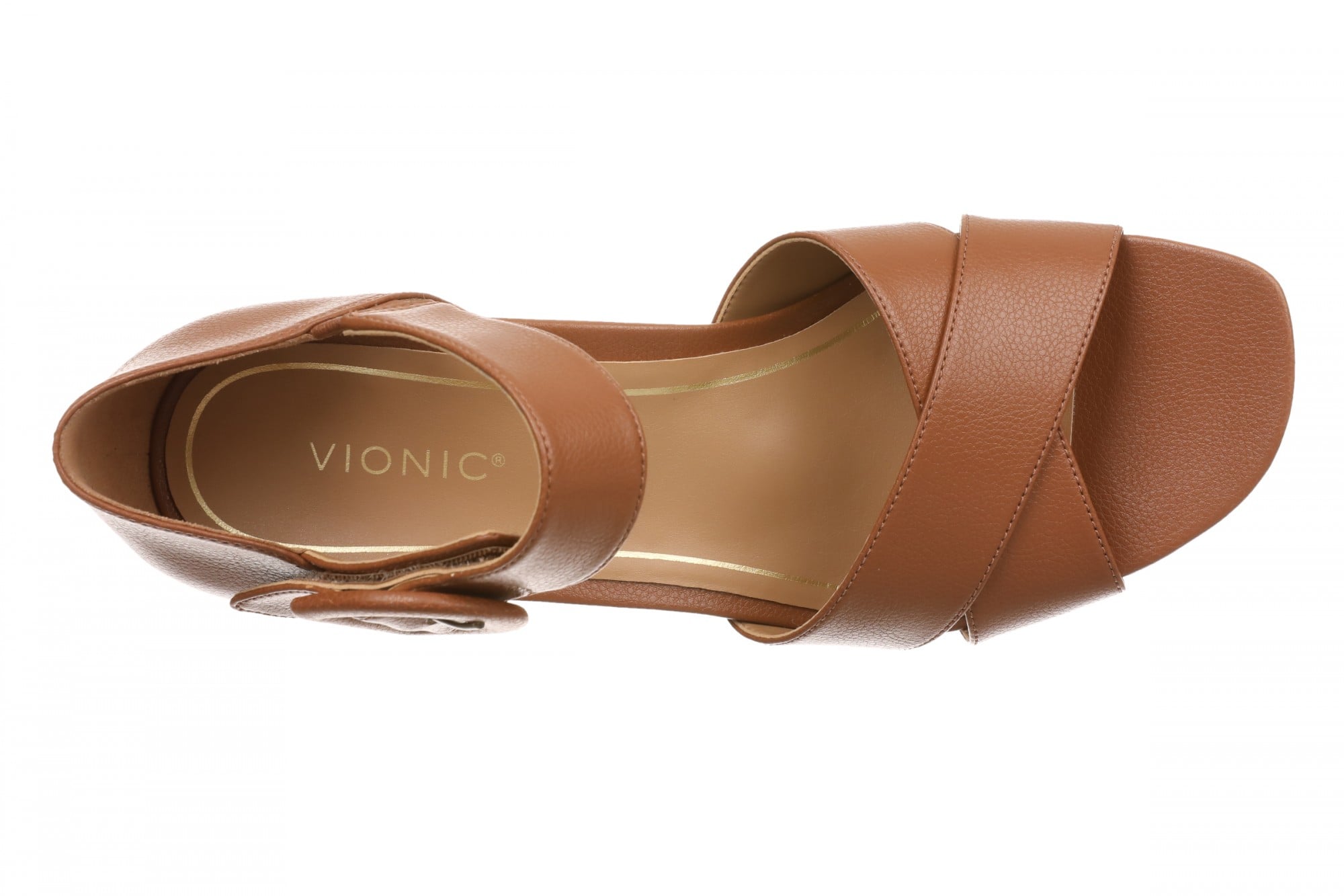 Vionic Soraya Women's Heeled Sandal - Tan - Top