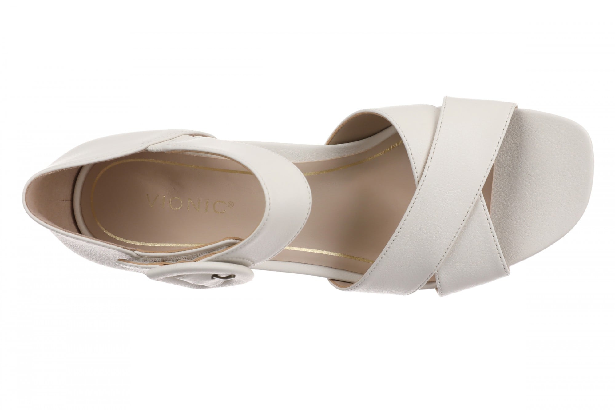 Vionic Soraya Women's Heeled Sandal - Cream - Top