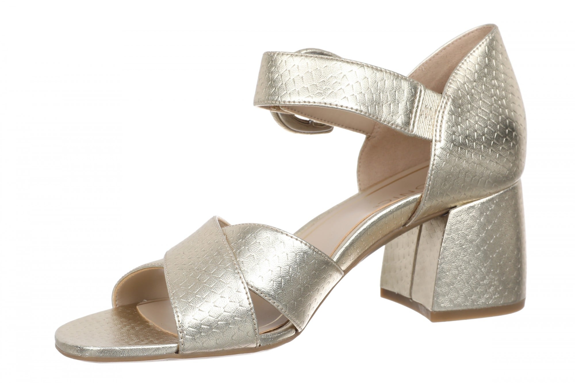 Vionic Soraya Women's Heeled Sandal - Light Gold - Left angle