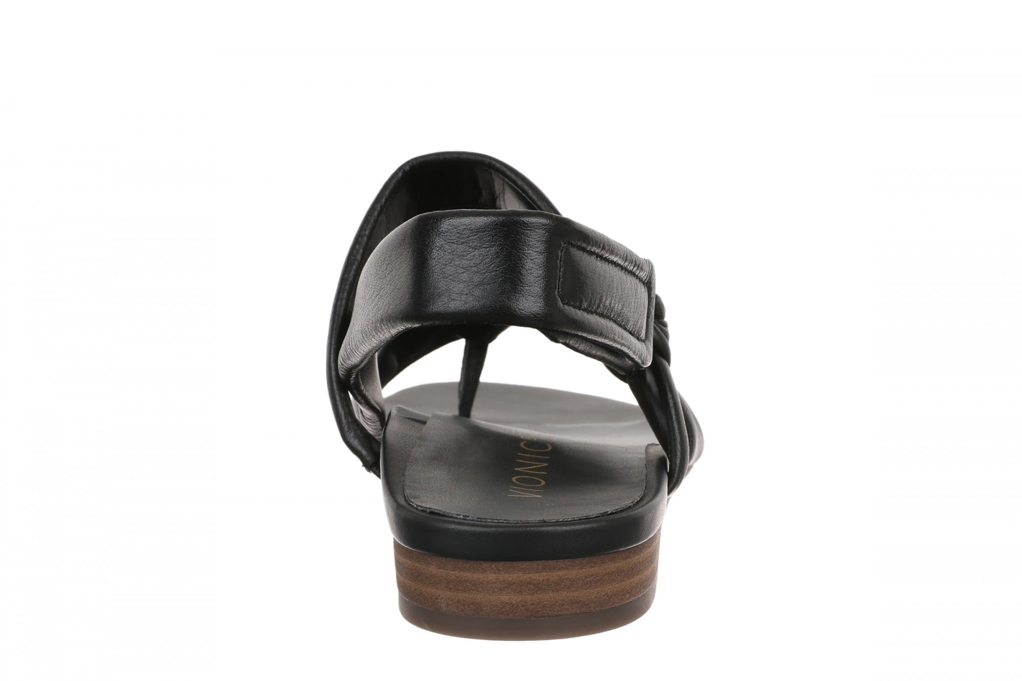 Vionic Geneva Arch Support Comfort Women's Thong Sandal - Black - Back