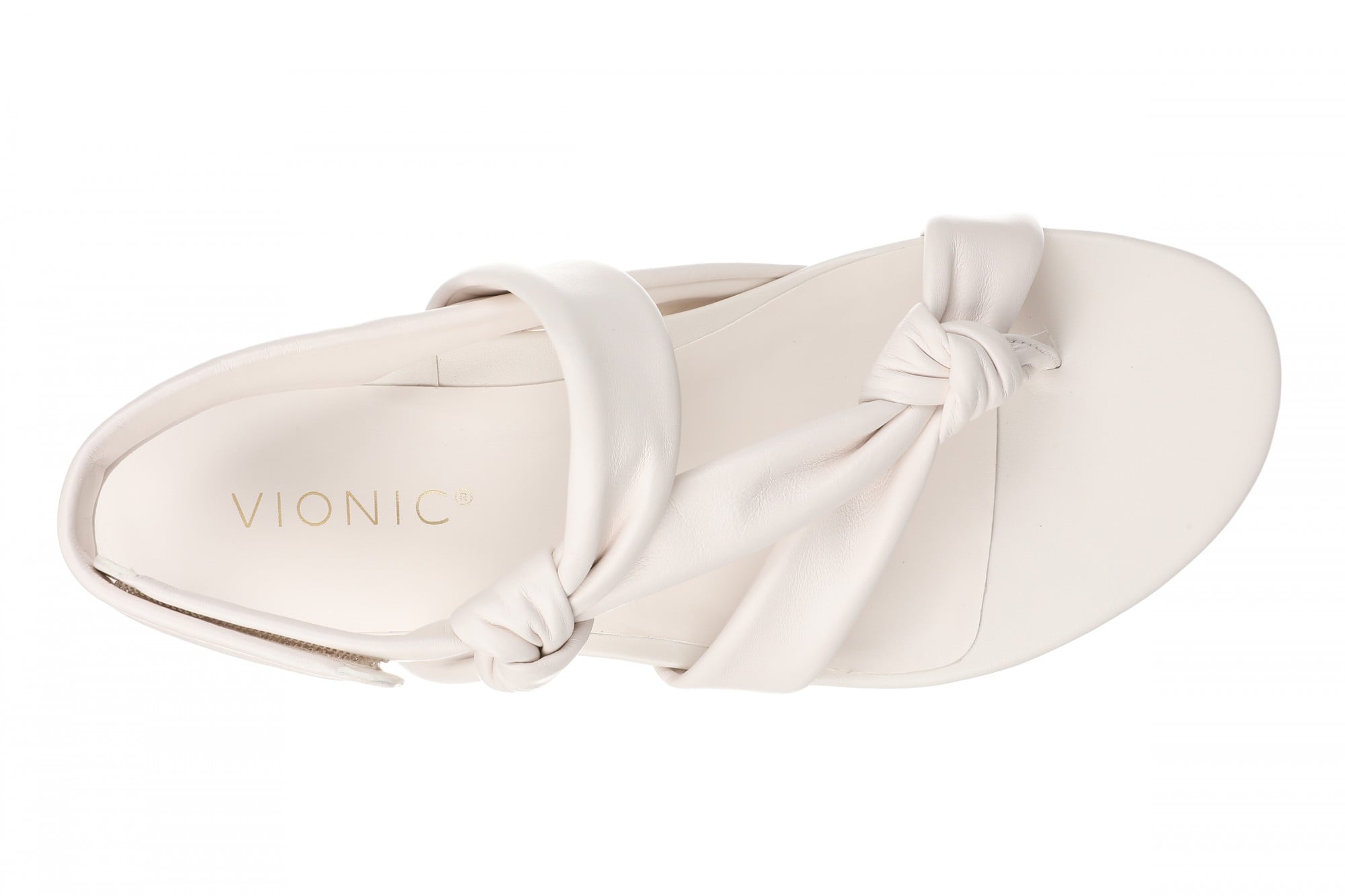 Vionic Geneva Arch Support Comfort Women's Thong Sandal - Sea Salt - Top