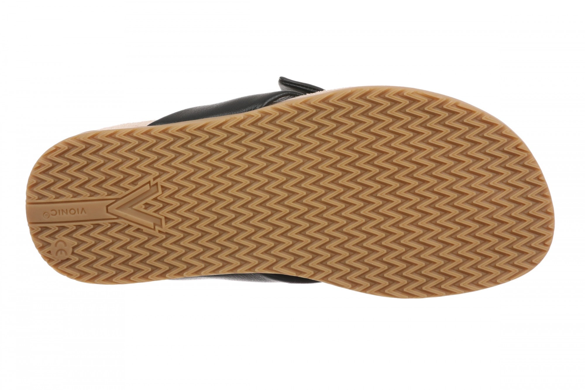 Vionic Eva Women's Orthotic Arch Support Comfort Thong Sandal - Black - Bottom