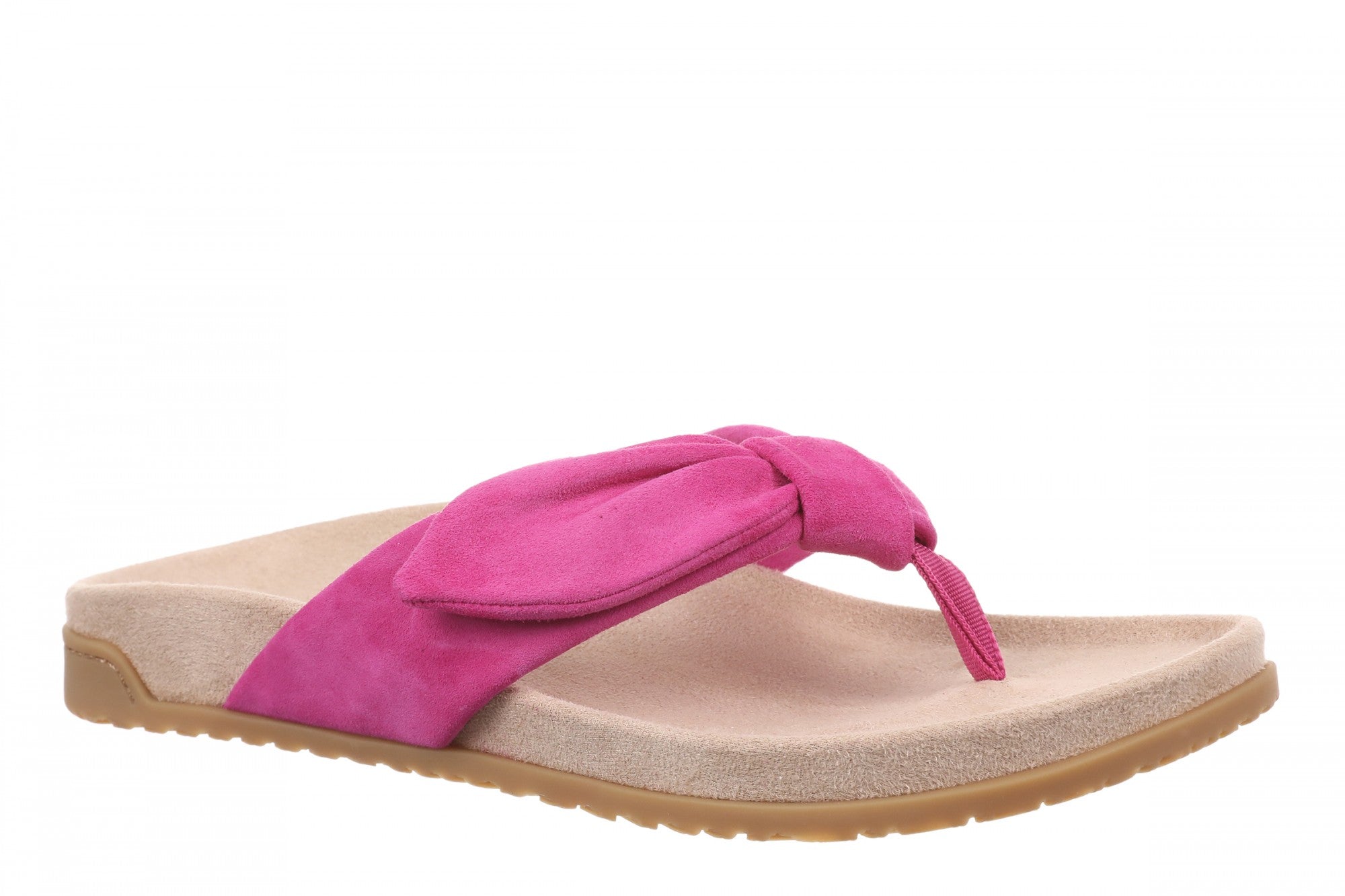 Vionic Eva Women's Orthotic Arch Support Comfort Thong Sandal - Rose Violet - Angle main