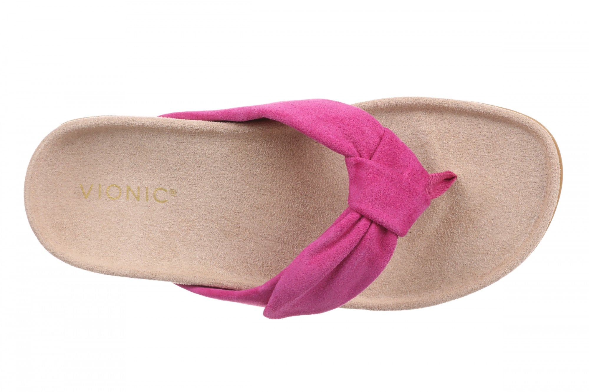 Vionic Eva Women's Orthotic Arch Support Comfort Thong Sandal - Rose Violet - Top