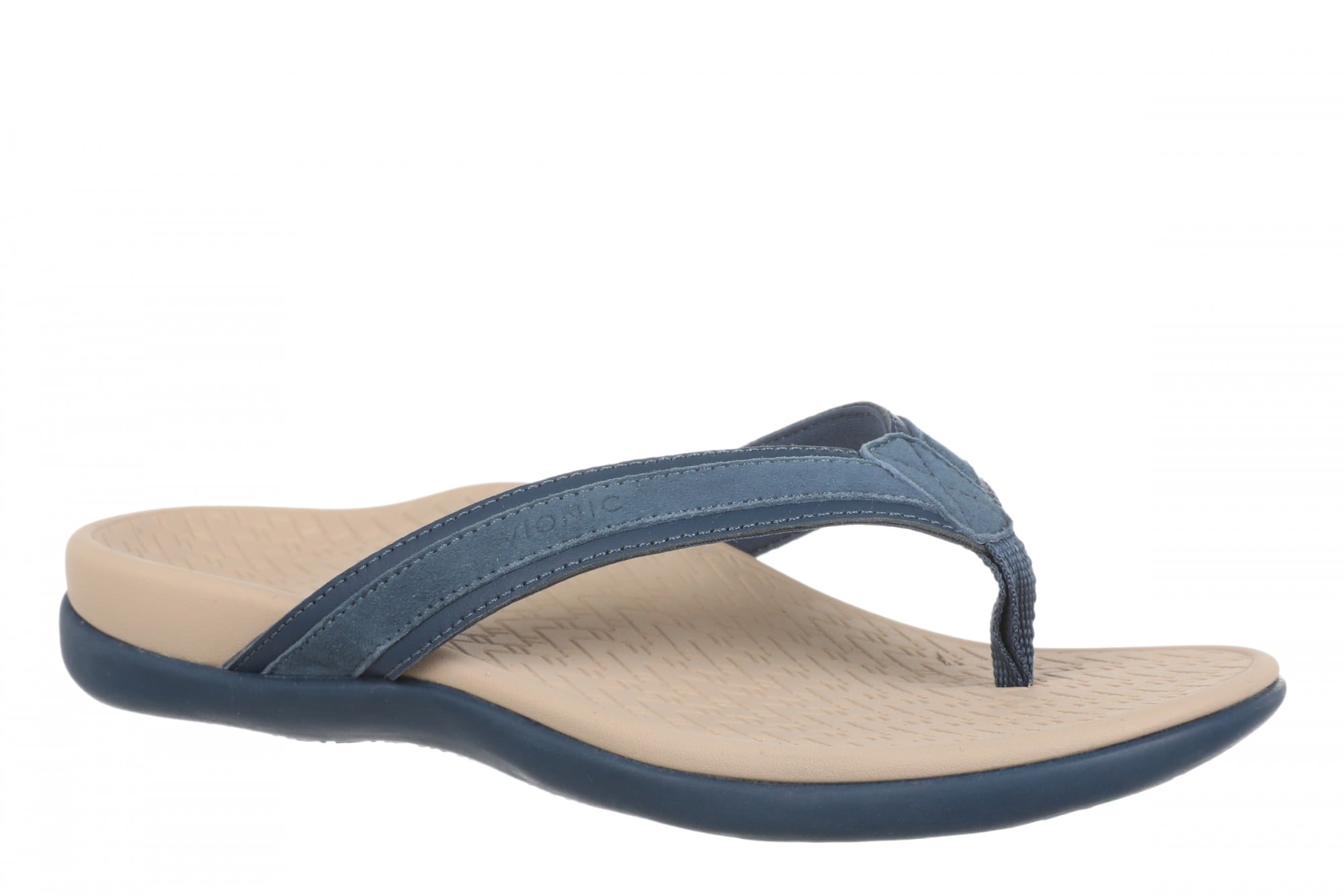 Vionic Tide 2.0 Women's Comfort Orthotic Arch Support Thong Sandal - Dark Denim - Angle main