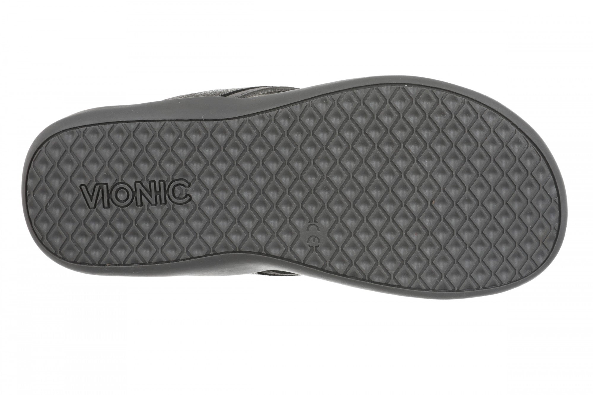 Vionic Tide 2.0 Women's Comfort Orthotic Arch Support Thong Sandal - Pewter - Bottom