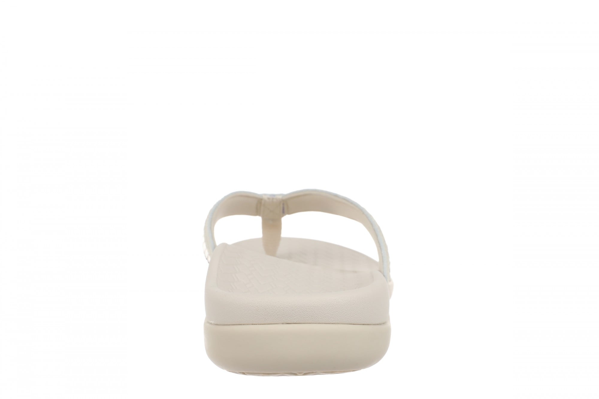 Vionic Tide 2.0 Women's Comfort Orthotic Arch Support Thong Sandal - Cream Snake - Back