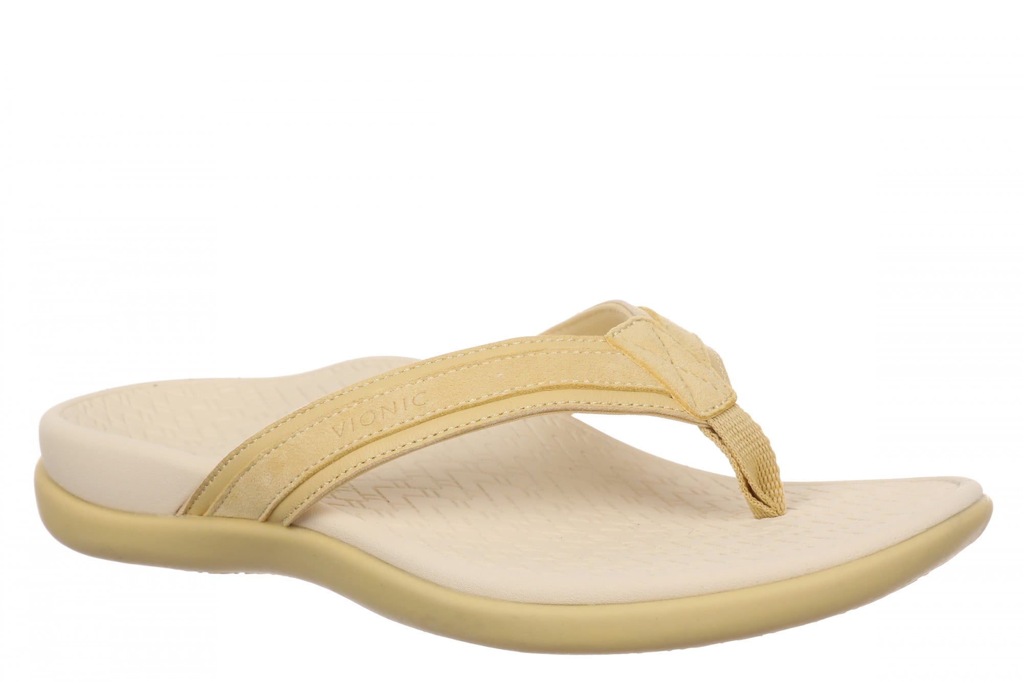 Vionic Tide 2.0 Women's Comfort Orthotic Arch Support Thong Sandal - Cornhusk - Angle main