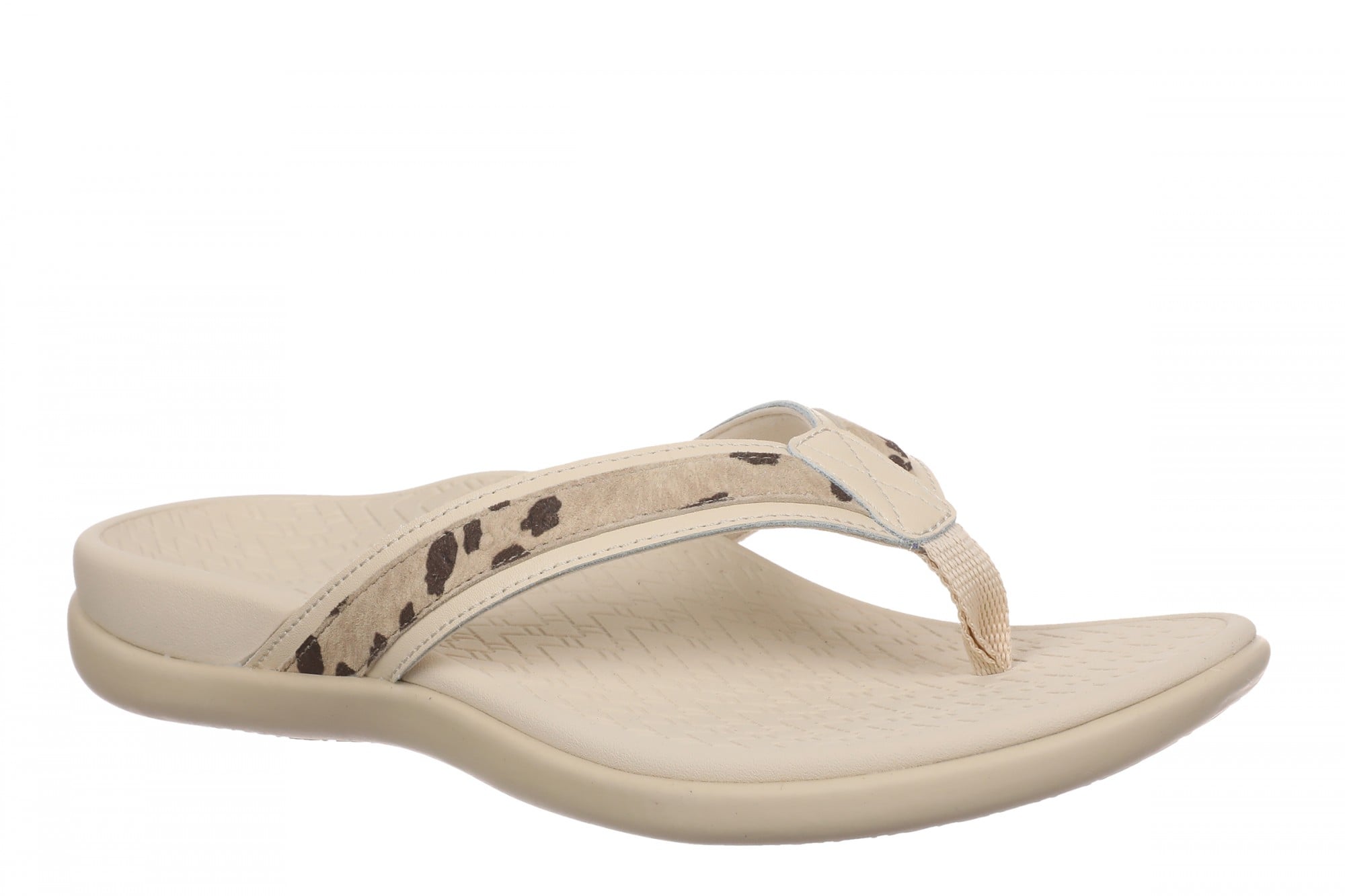 Vionic Tide 2.0 Women's Comfort Orthotic Arch Support Thong Sandal - Beige/Brown - Angle main