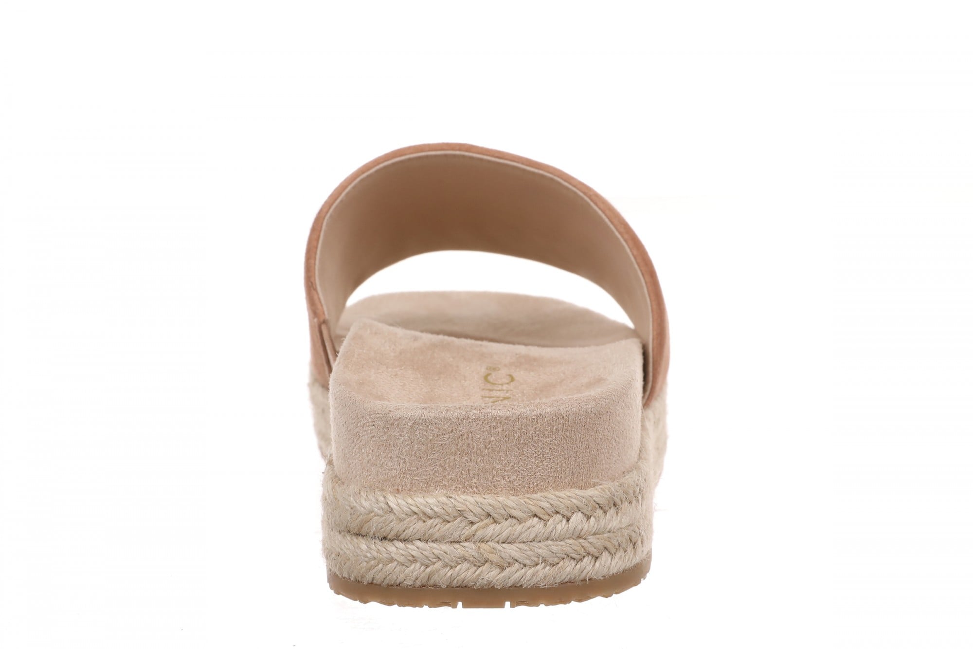 Vionic Yasmina Women's Orthotic Arch Support Espadrille Slide Sandal - Mocha Mousse - Back