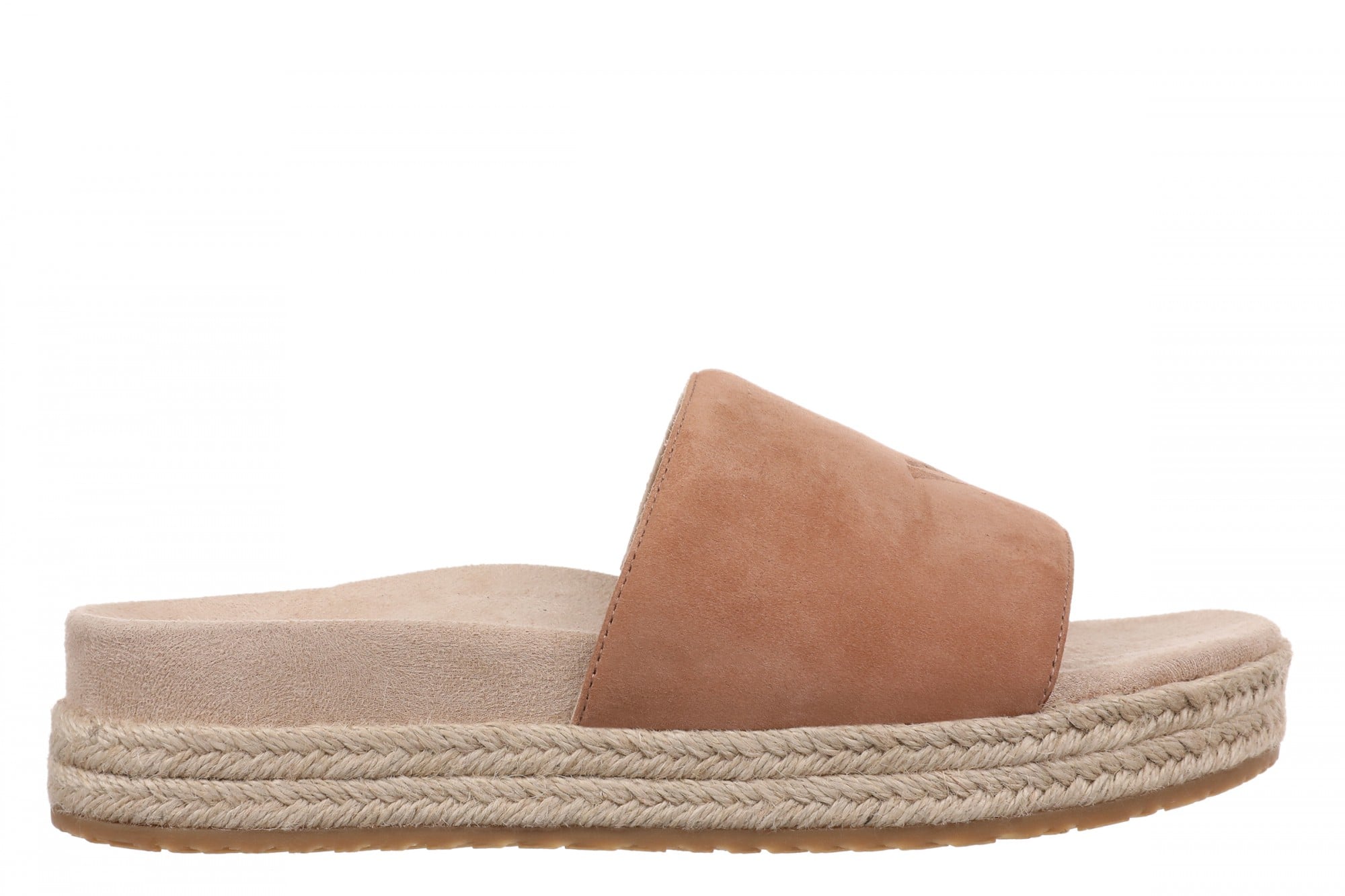 Vionic Yasmina Women's Orthotic Arch Support Espadrille Slide Sandal - Mocha Mousse - Lifestyle