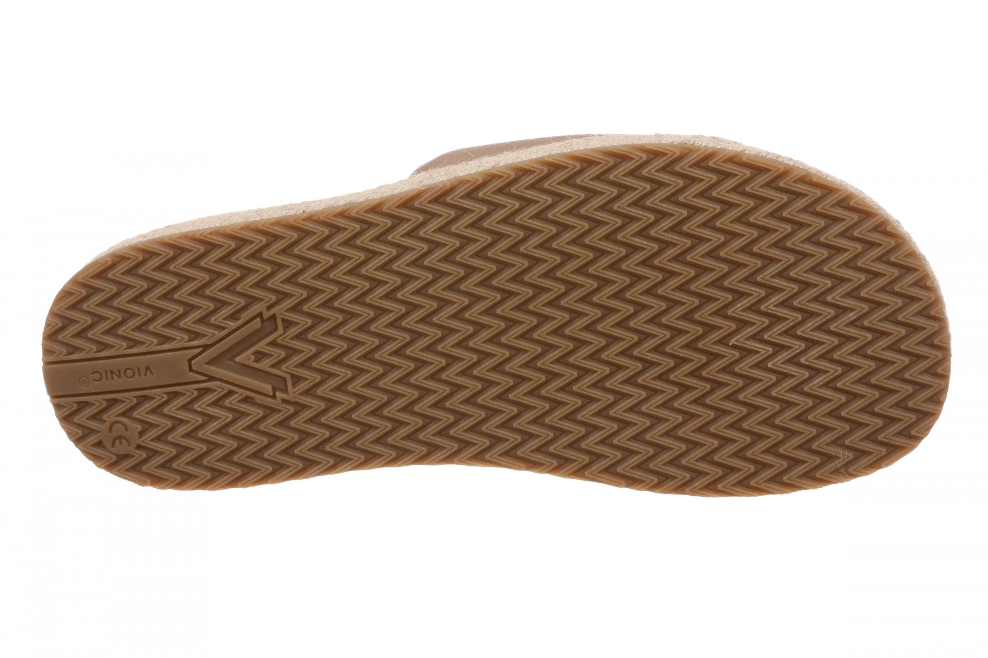 Vionic Yasmina Women's Orthotic Arch Support Espadrille Slide Sandal - Bronze - Bottom