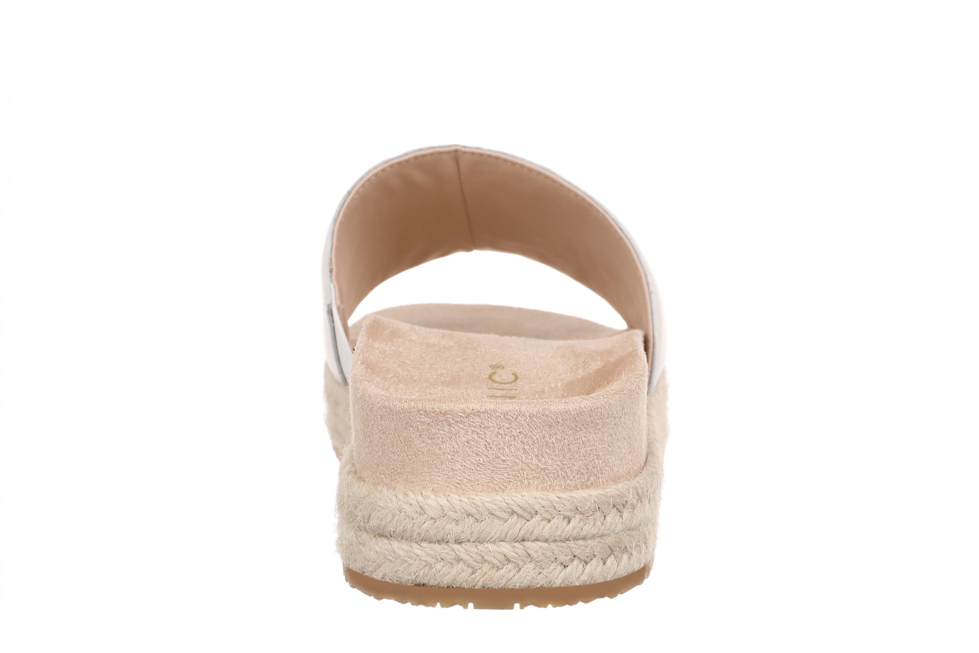Vionic Yasmina Women's Orthotic Arch Support Espadrille Slide Sandal - Sea Salt - Back