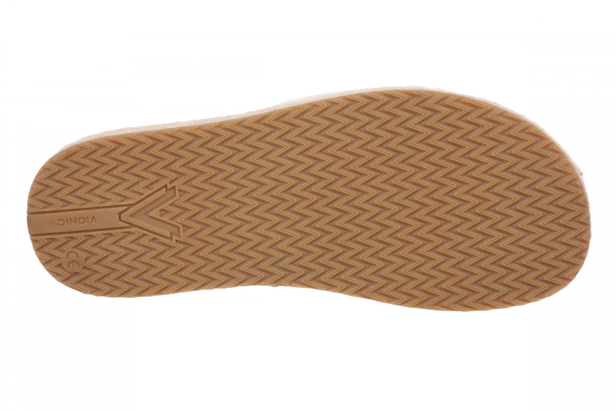 Vionic Yasmina Women's Orthotic Arch Support Espadrille Slide Sandal - Sea Salt - Bottom