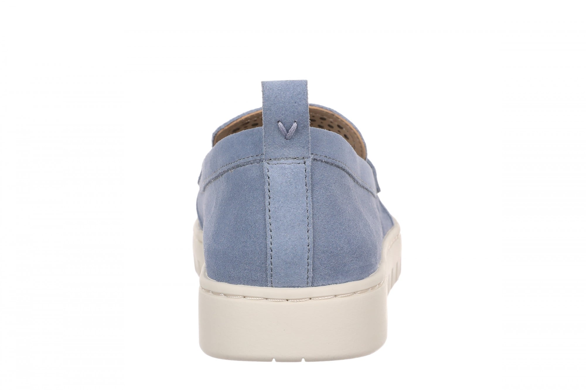 Vionic Uptown Perf Women's Arch Support Comfort Loafer - Pacific Blue - Back