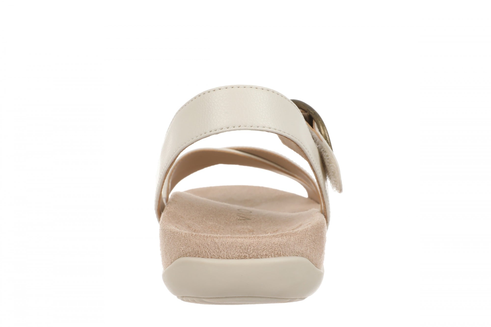 Vionic Ramsey Women's Cushioned T-Strap Sandal - Cream - Back