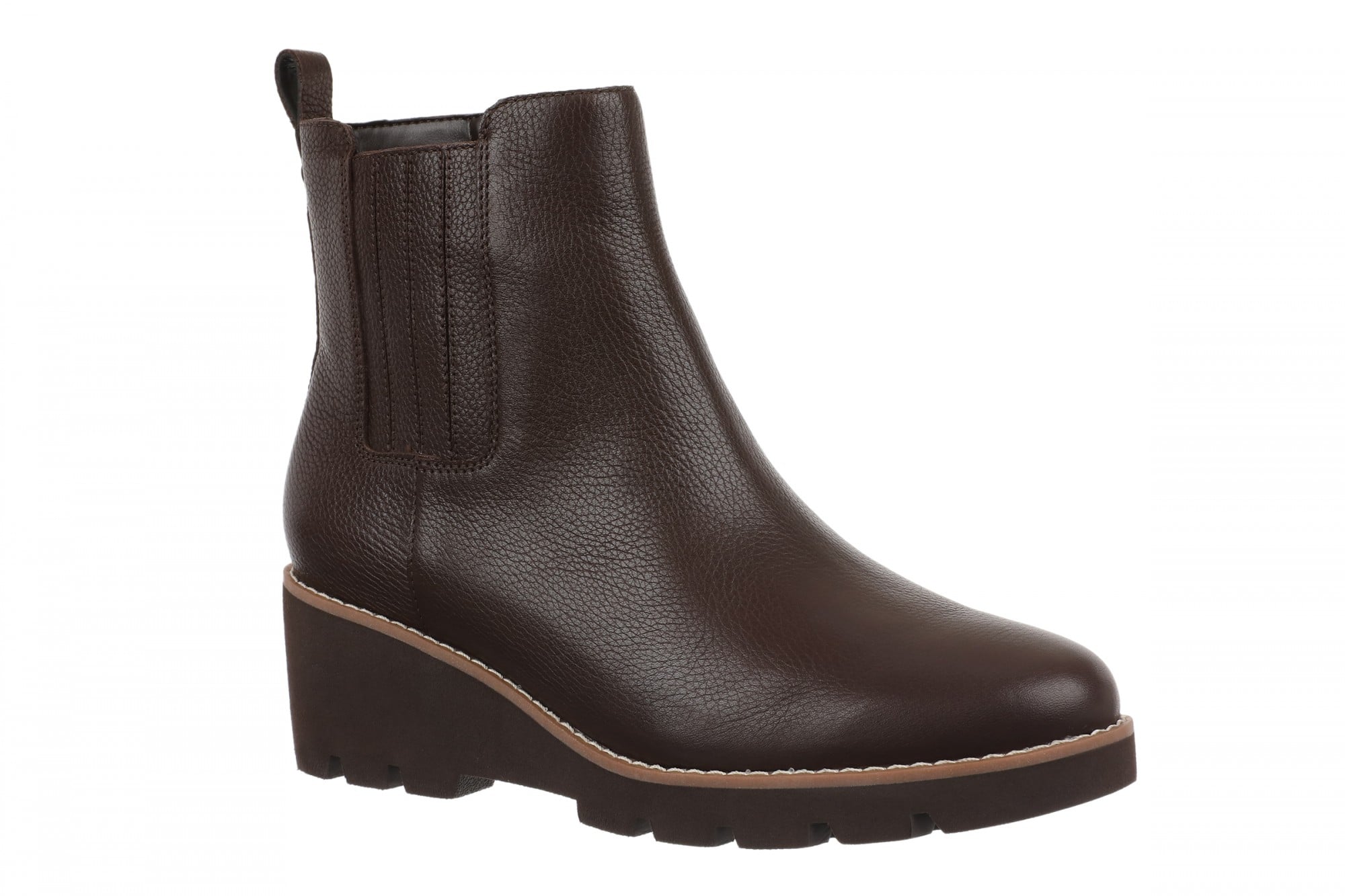 Vionic Aria 2.0 Women's Chelsea Boots - Dark Brown - Angle main