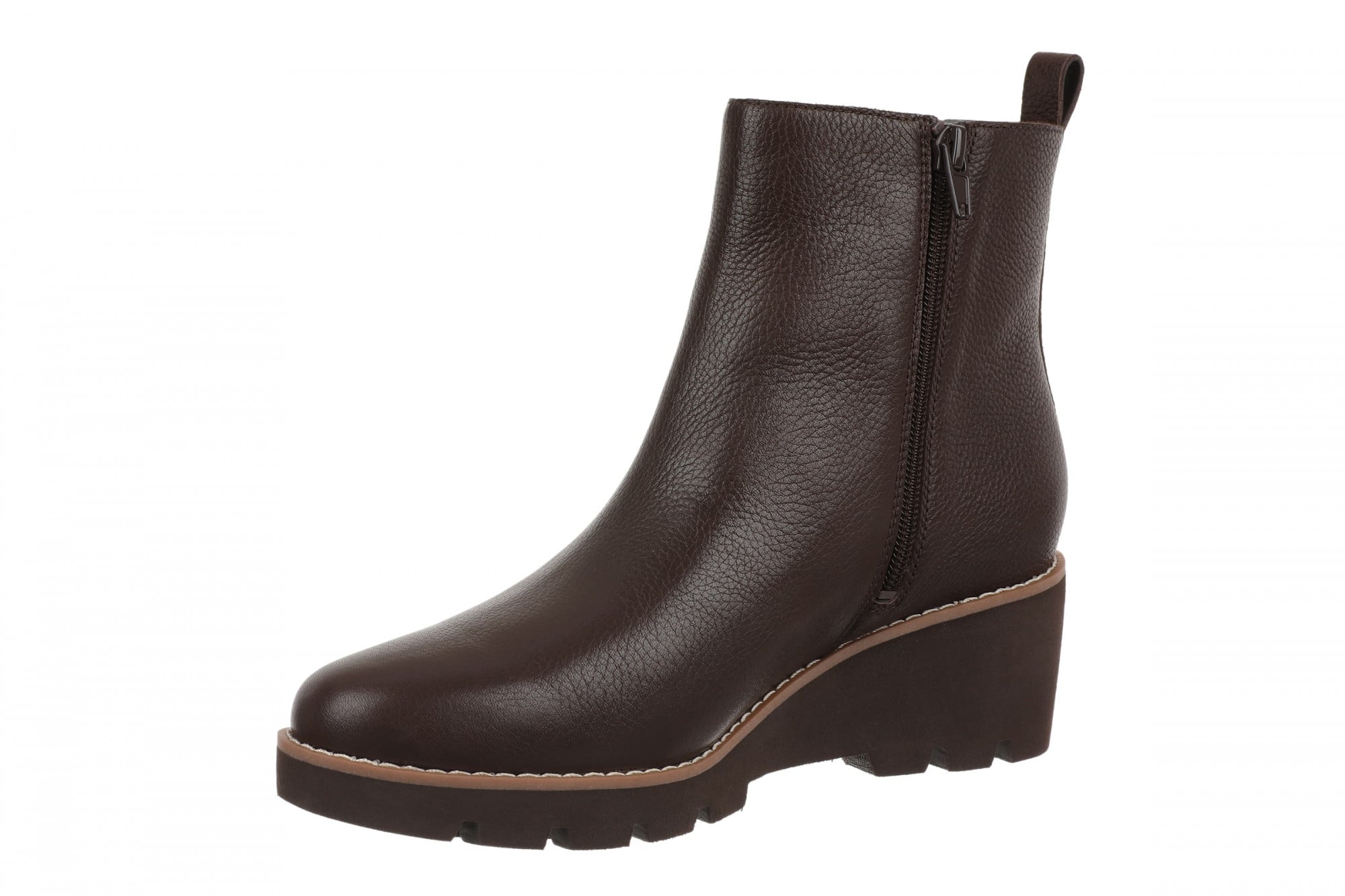 Vionic Aria 2.0 Women's Chelsea Boots - Dark Brown - Left angle