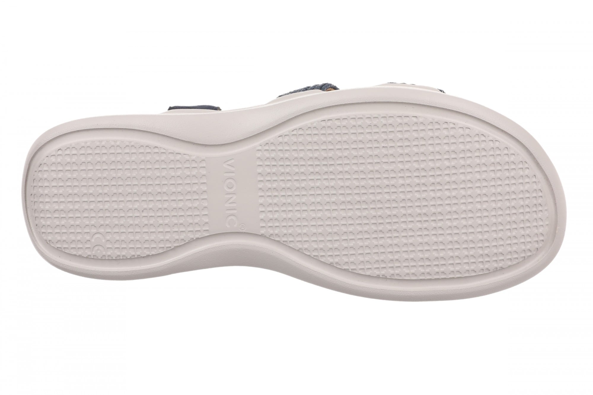 Vionic Sabrina Women's Wedge Sandals | Adjustable Straps & Arch Support - Navy Blazer - Bottom
