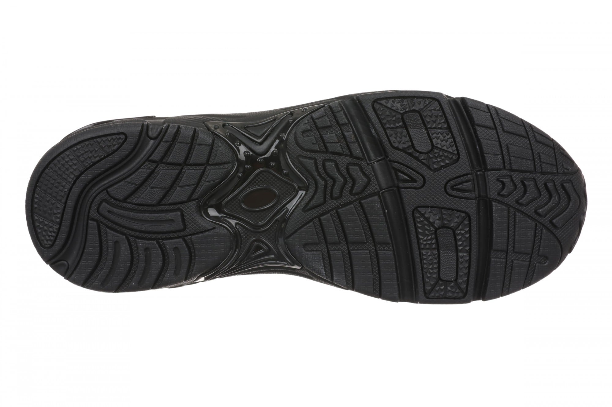 Vionic Walk Roam Loafer - Women's Comfortable Supportive Orthotic Arch Support Walking Shoes - Black/Black - Bottom