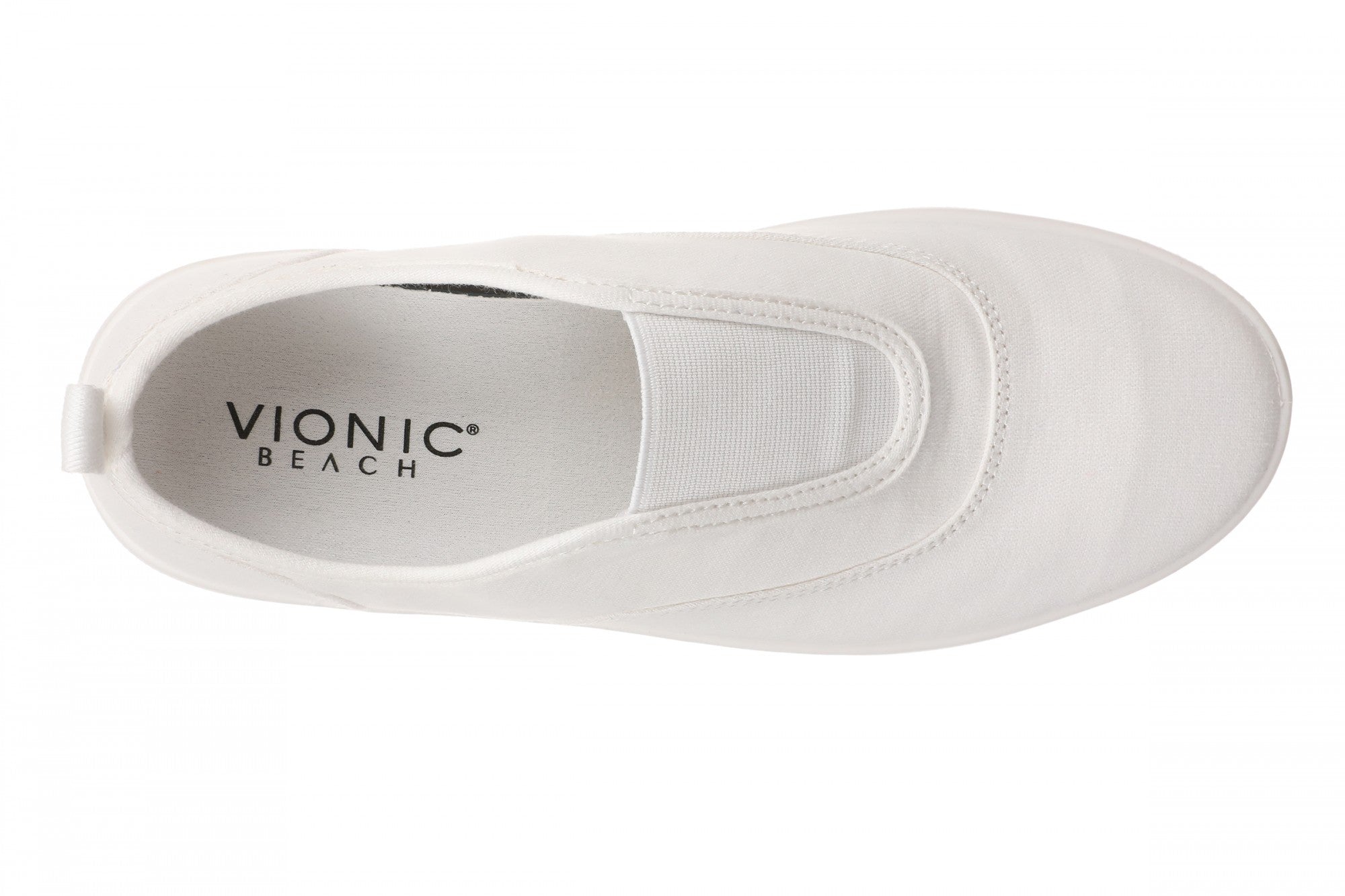 Vionic Cobalt Women's Orthotic Arch Support Comfort Slip-On Sneaker - White - Top