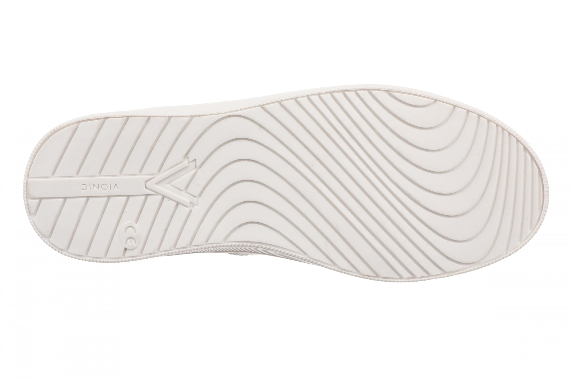 Vionic Cobalt Women's Orthotic Arch Support Comfort Slip-On Sneaker - White - Bottom