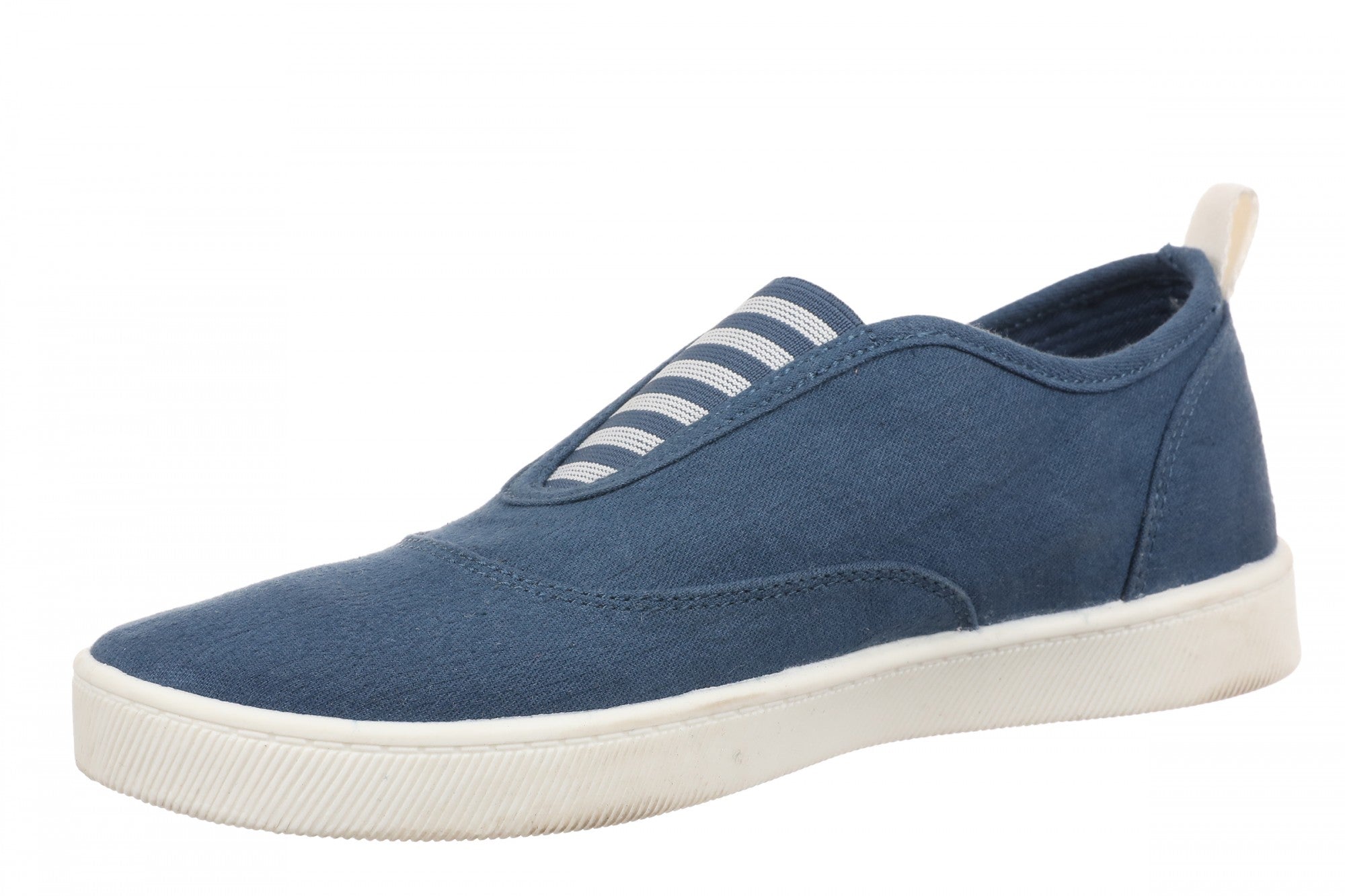 Vionic Cobalt Women's Orthotic Arch Support Comfort Slip-On Sneaker - Dark Denim - Left angle